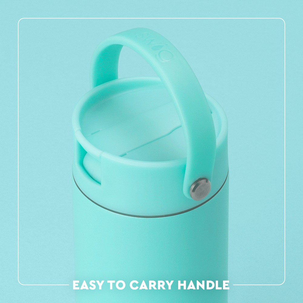 Oh Happy Day Flip + Sip Slim Tumbler 12oz - Insulated Stainless Steel Travel Mug for Coffee, Tea & Cold Drinks - Perfect for Office, Gym & Outdoor Adventures