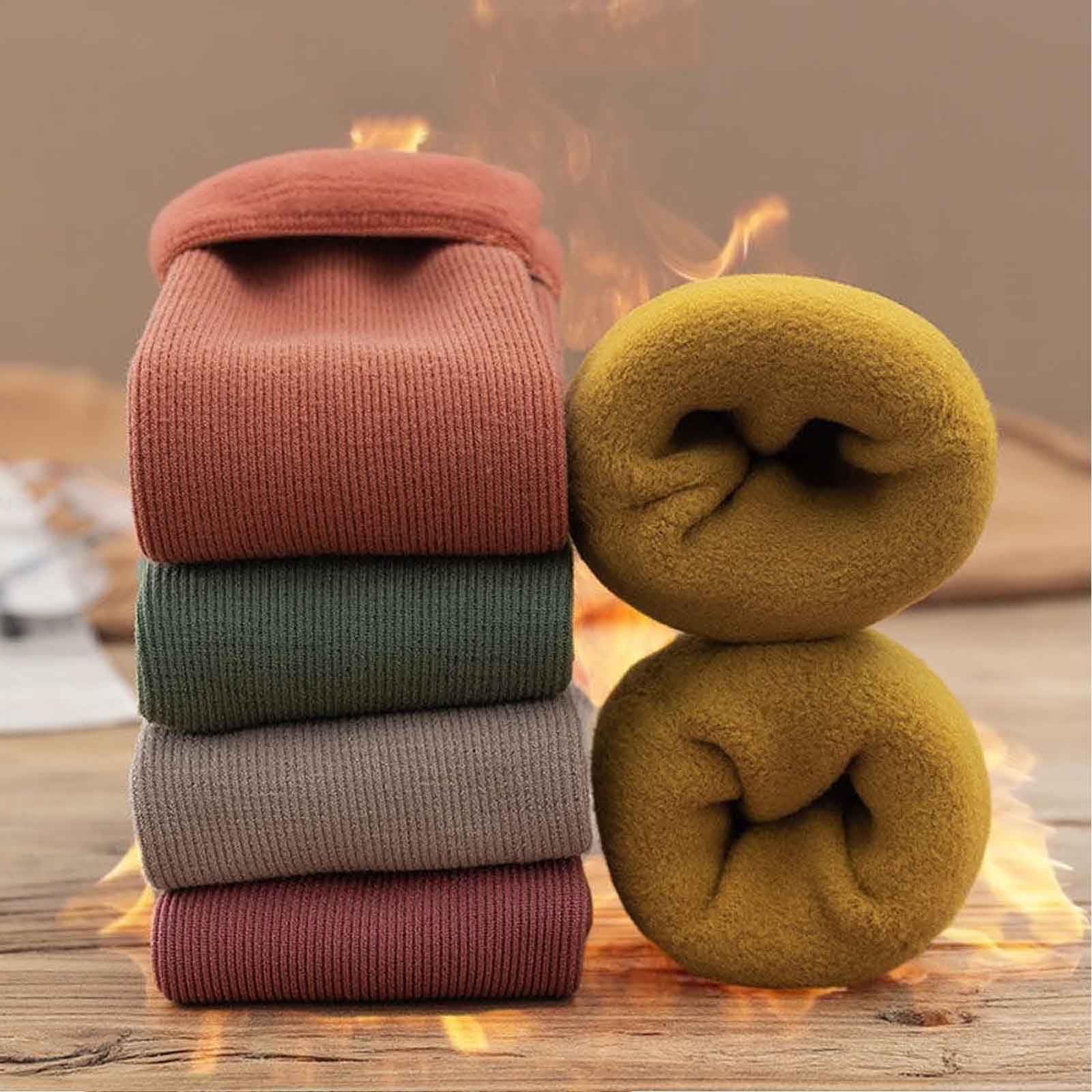 Janemore Fleececozy - Ultra Soft Velvet Slim Thermal Socks for Women | Warm Winter Socks | Cozy Home & Outdoor Wear | Perfect for Cold Weather, Snow Boots & Lounging