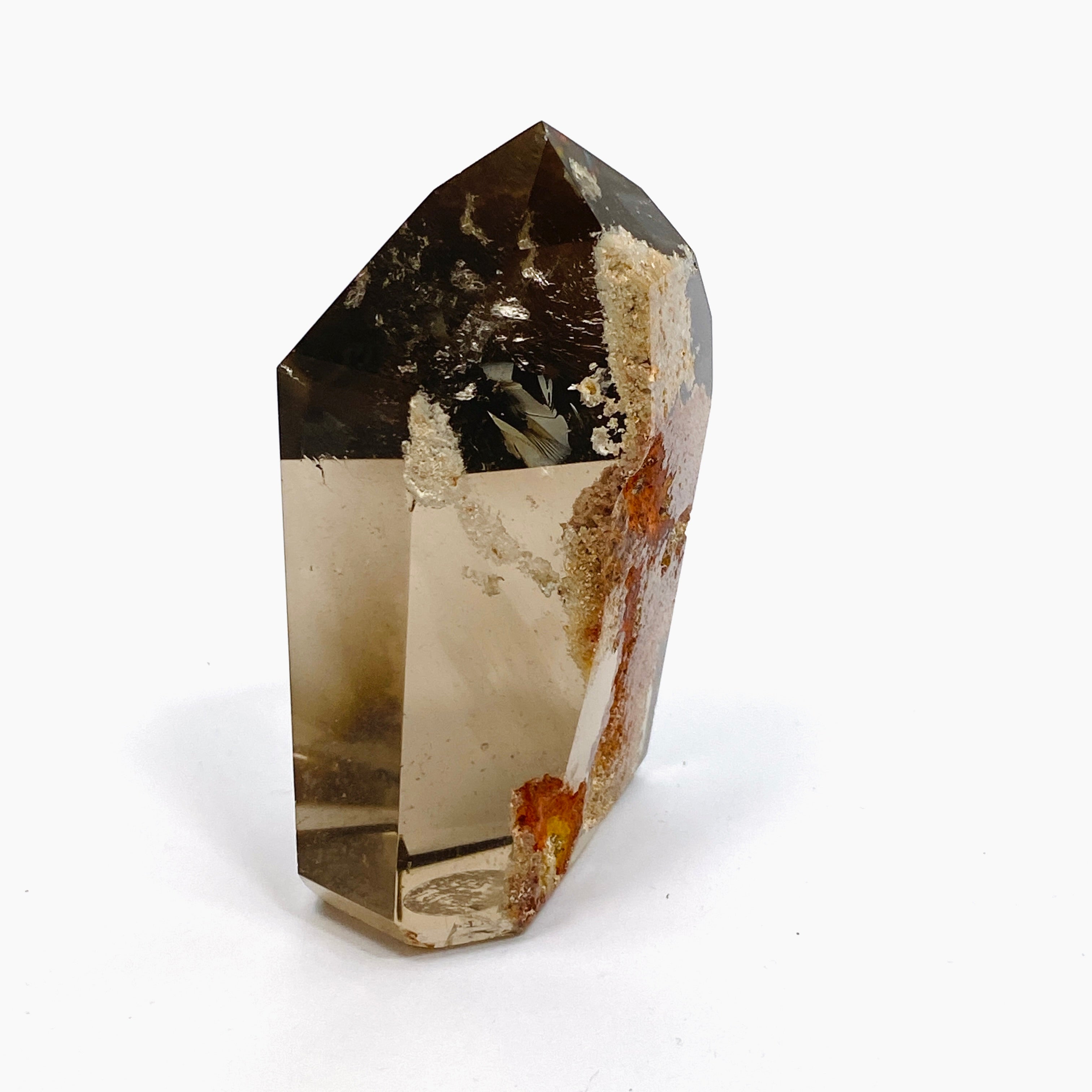 Smokey Inclusion Quartz Generator IQG 01 - Premium Crystal Healing Tool for Meditation, Energy Cleansing & Spiritual Growth - Perfect for Reiki, Yoga & Home Decor