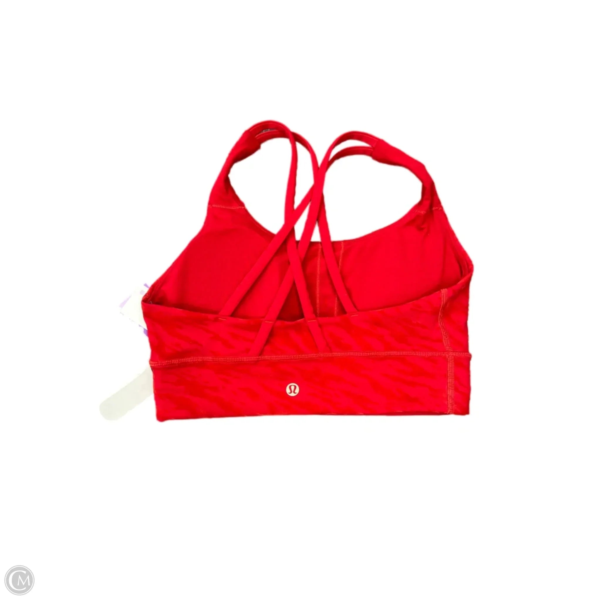 Lululemon Red Athletic Sports Bra Size 6 - High Support Workout Top for Running, Yoga & Gym