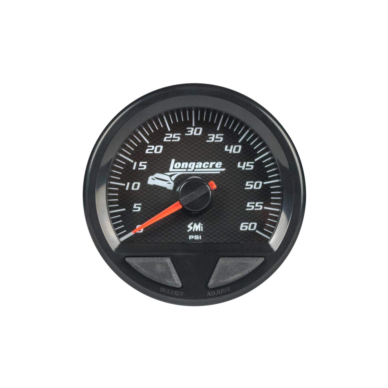 Longacre 52-46748 SMI Elite Waterproof Water Pressure Gauge - Accurate Fluid Measurement for Automotive, Marine & Industrial Applications