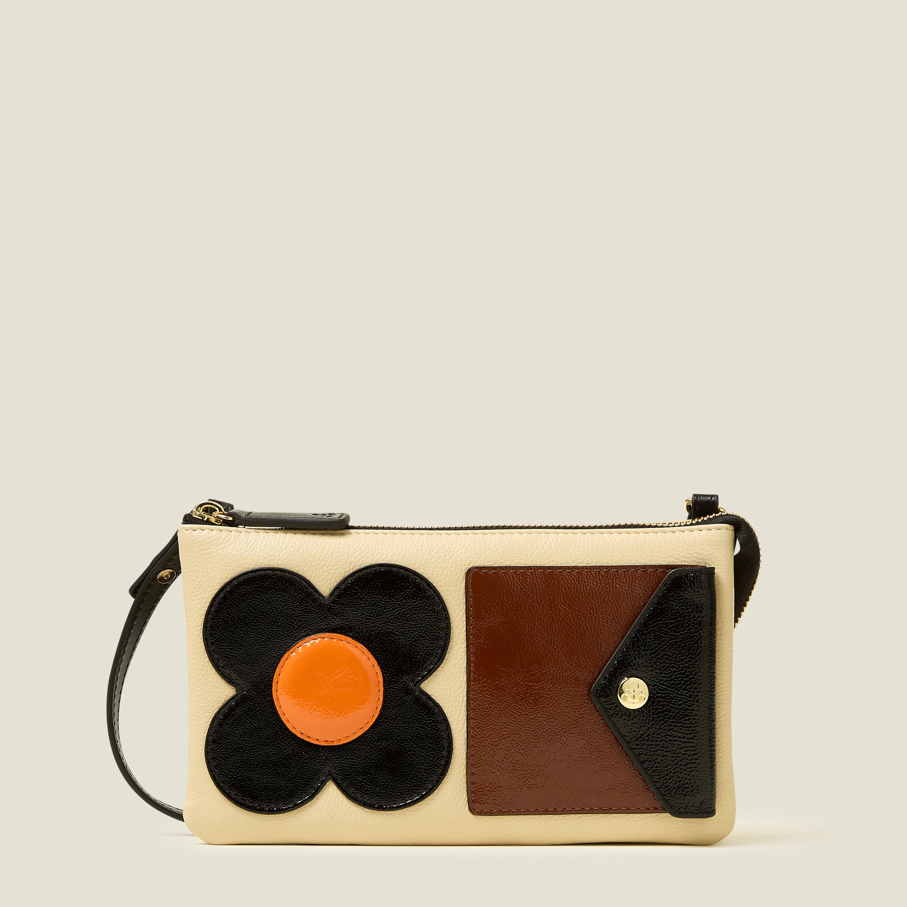 Floral Applique Crossbody Bag for Women - Stylish & Trendy Folio Shoulder Purse - Perfect for Daily Use, Shopping, and Travel Accessories