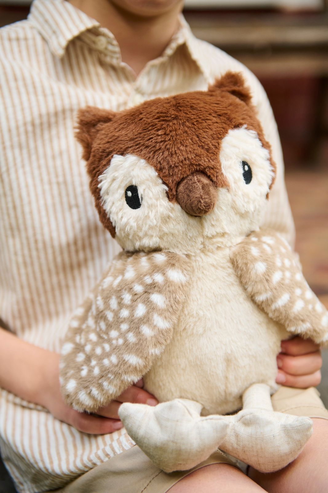 Oscar Owl Plush Toy Set - Cute Stuffed Animal Gift for Kids, Nursery Decor, Baby Shower Present - Perfect for Bedtime, Playtime & Room Decoration