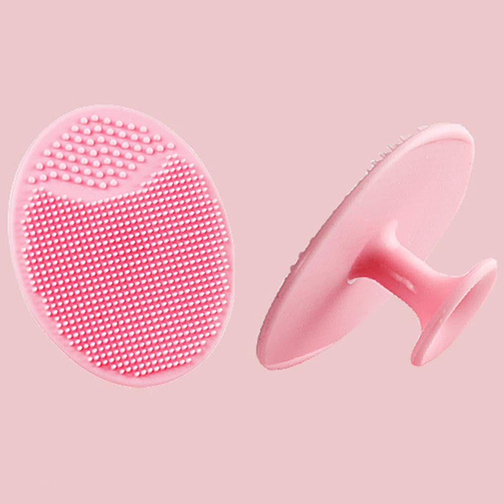 **Soft Silicone Facial Cleansing Brush - 4 Pack Exfoliator for Blackhead, Acne & Pore Deep Cleaning - Gentle Face Scrubber for Sensitive Skin - Perfect for Daily Skincare & Makeup Removal**