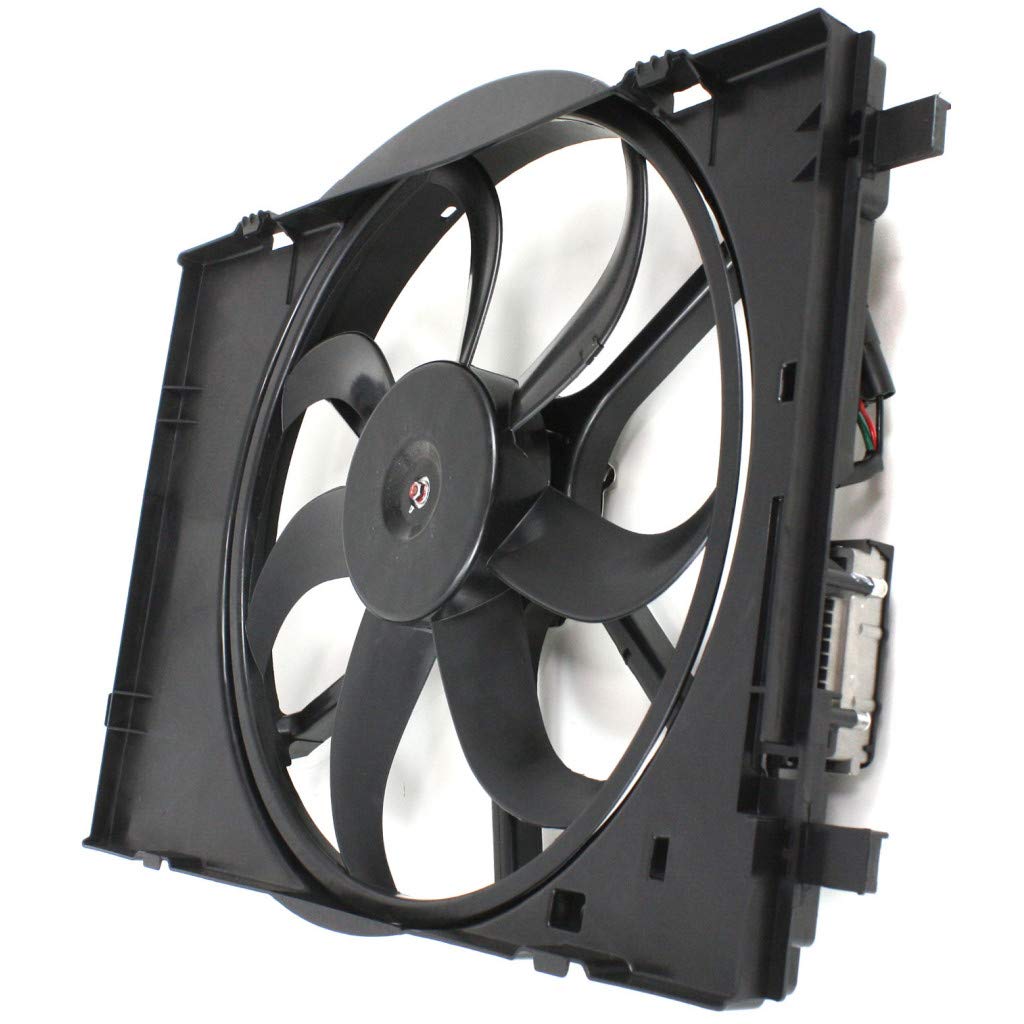 2006-2009 Mercury Milan Radiator Cooling Fan Replacement - Single Fan Assembly Part #FO3115168 7E5Z8C607A | Perfect for Engine Overheating Prevention & Summer Driving Maintenance
