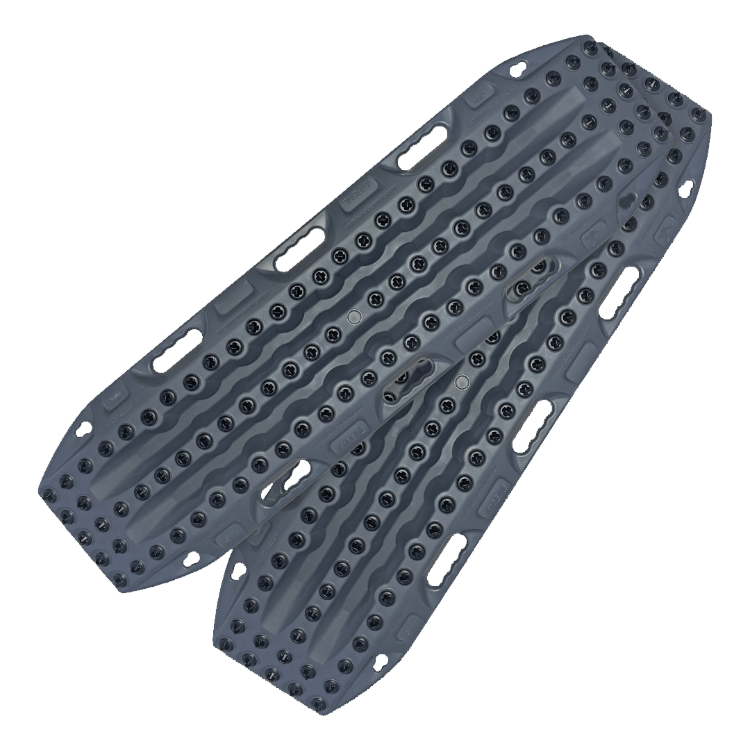 MAXTRAX XTREME Gunmetal Grey Off-Road Vehicle Recovery Boards - Essential 4x4 Traction Mats for Sand, Mud & Snow Recovery