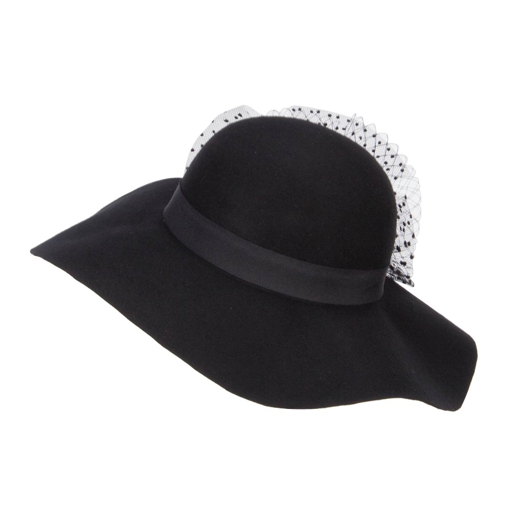 Stylish Net Wool Felt Hat for Women - Winter Fashion Accessory