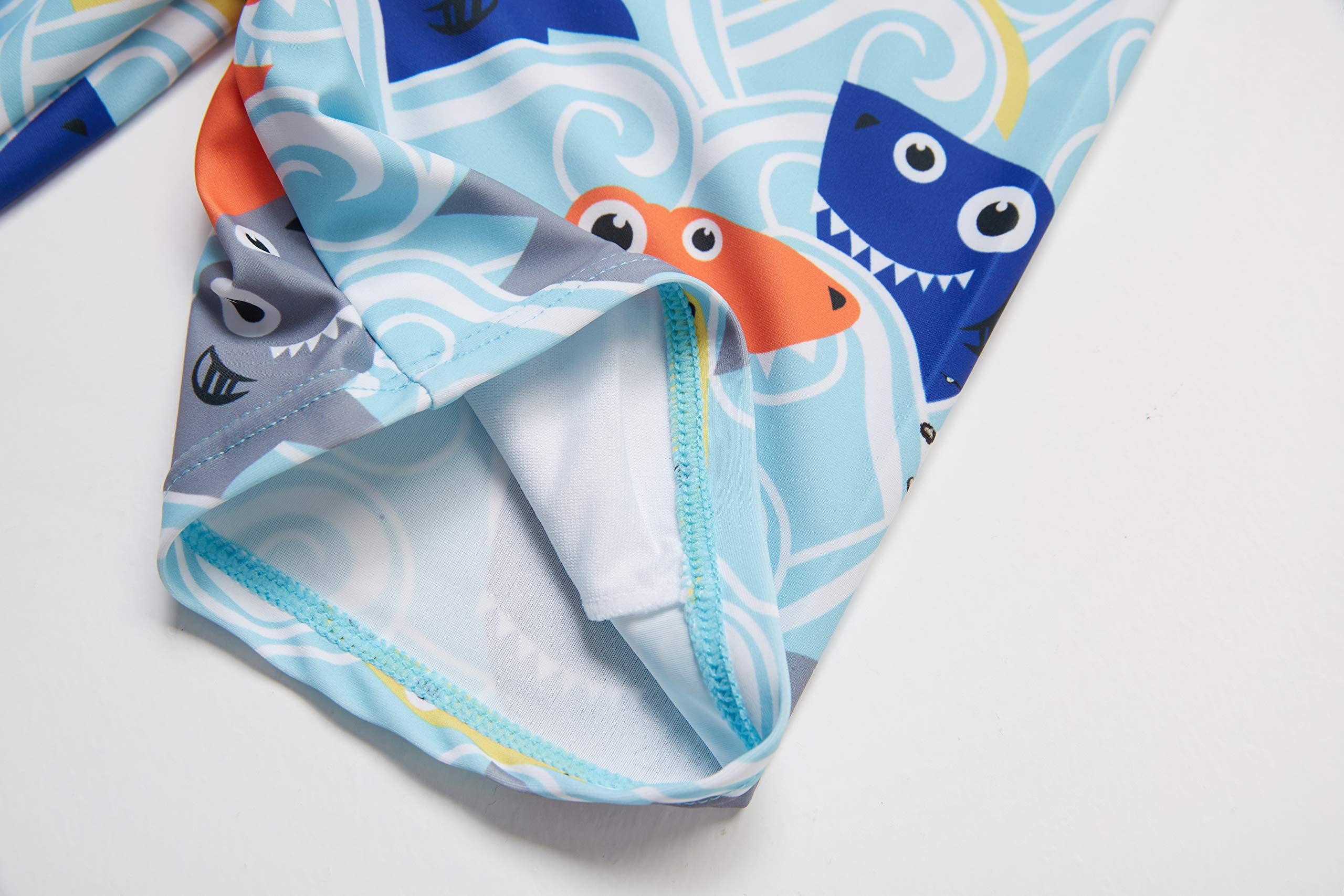 Baby & Toddler UPF 50+ Sun Protection Swim Trunks with Matching Sun Hat - Quick Dry Boys Girls Boardshorts for Beach, Pool & Summer Water Play