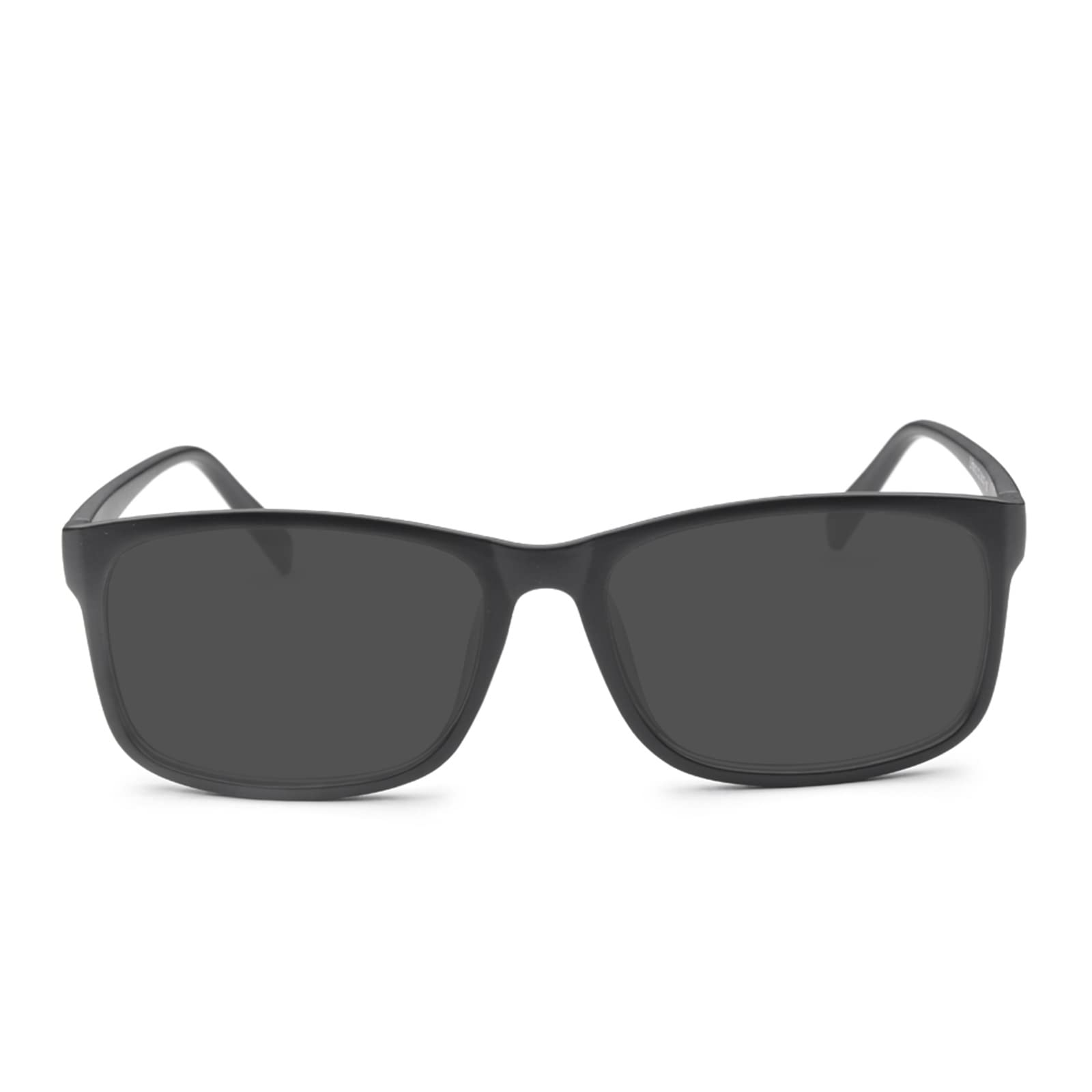 HUIHUIKK Oversized Myopia Glasses for Men & Women - Black Distance Vision Eyewear for Nearsightedness (Not Reading Glasses) | Perfect for Daily Use, Work & Screen Time