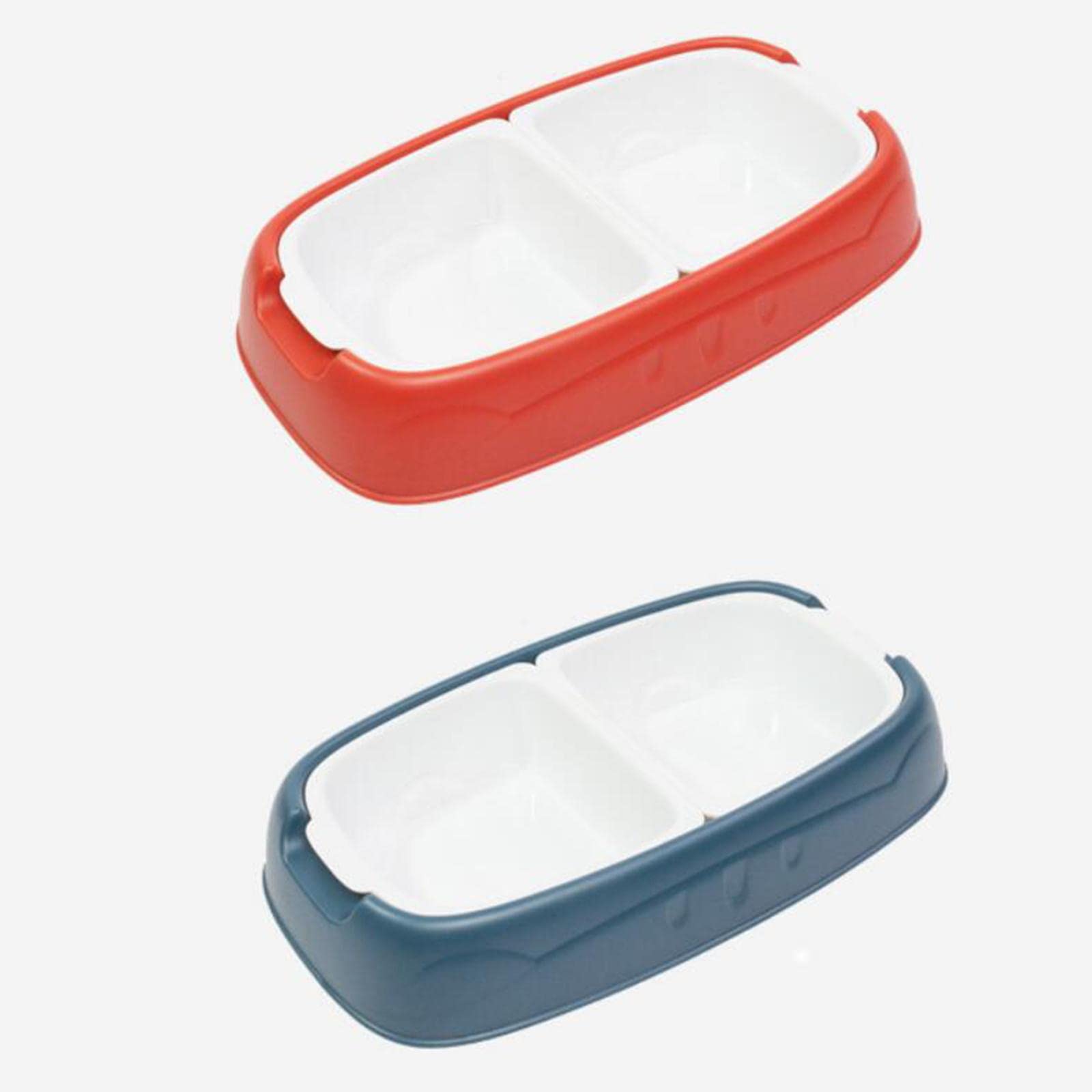 Enakshi Anti-Skid Pet Water and Food Bowl for Dogs and Cats - Durable Puppy Feeder Dispenser with Non-Slip Base - Blue Pet Supplies for Home, Travel, and Outdoor Use