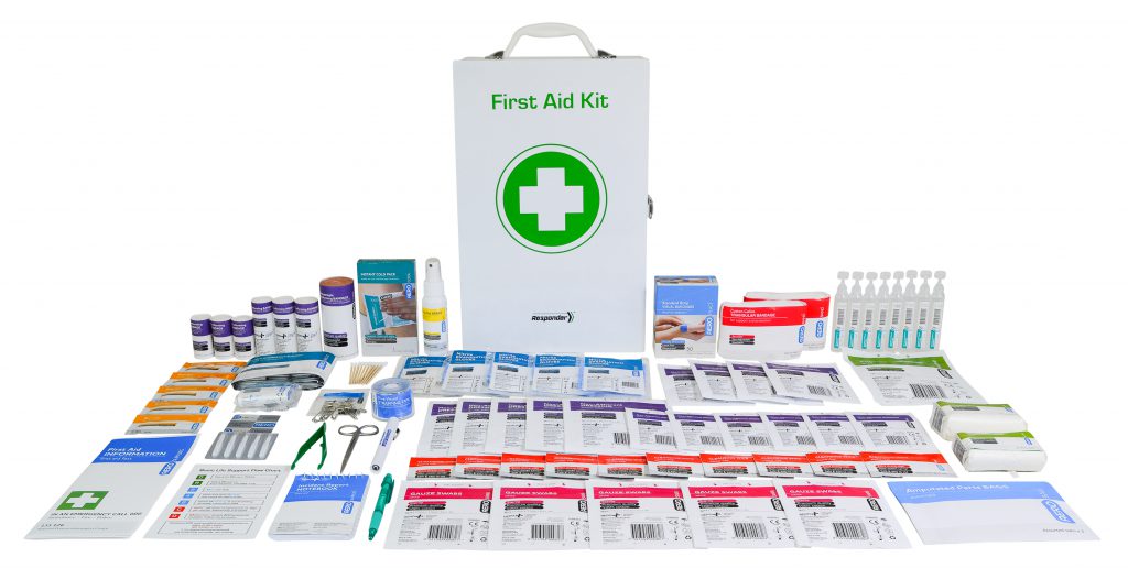 FB 4 Series Food & Beverage First Aid Kit - Emergency Medical Supplies for Restaurants, Cafes & Food Service Industry - Perfect for Workplace Safety & OSHA Compliance