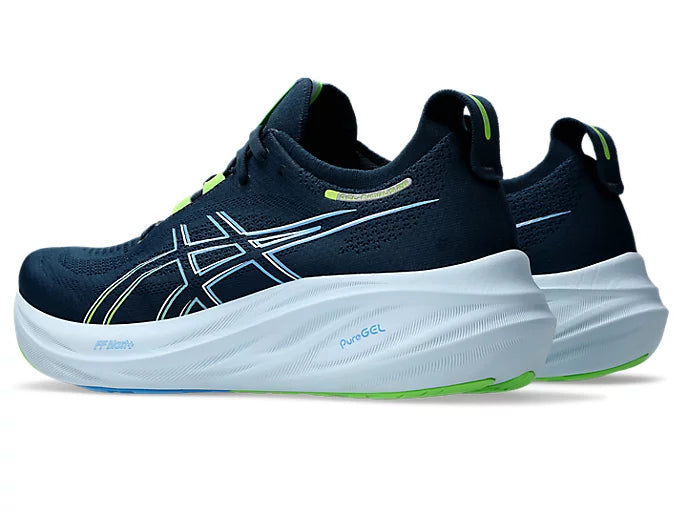 ASICS Men's GEL-NIMBUS 26 Wide Running Shoes - Premium Cushioned Sneakers for Long-Distance Jogging & Marathon Training