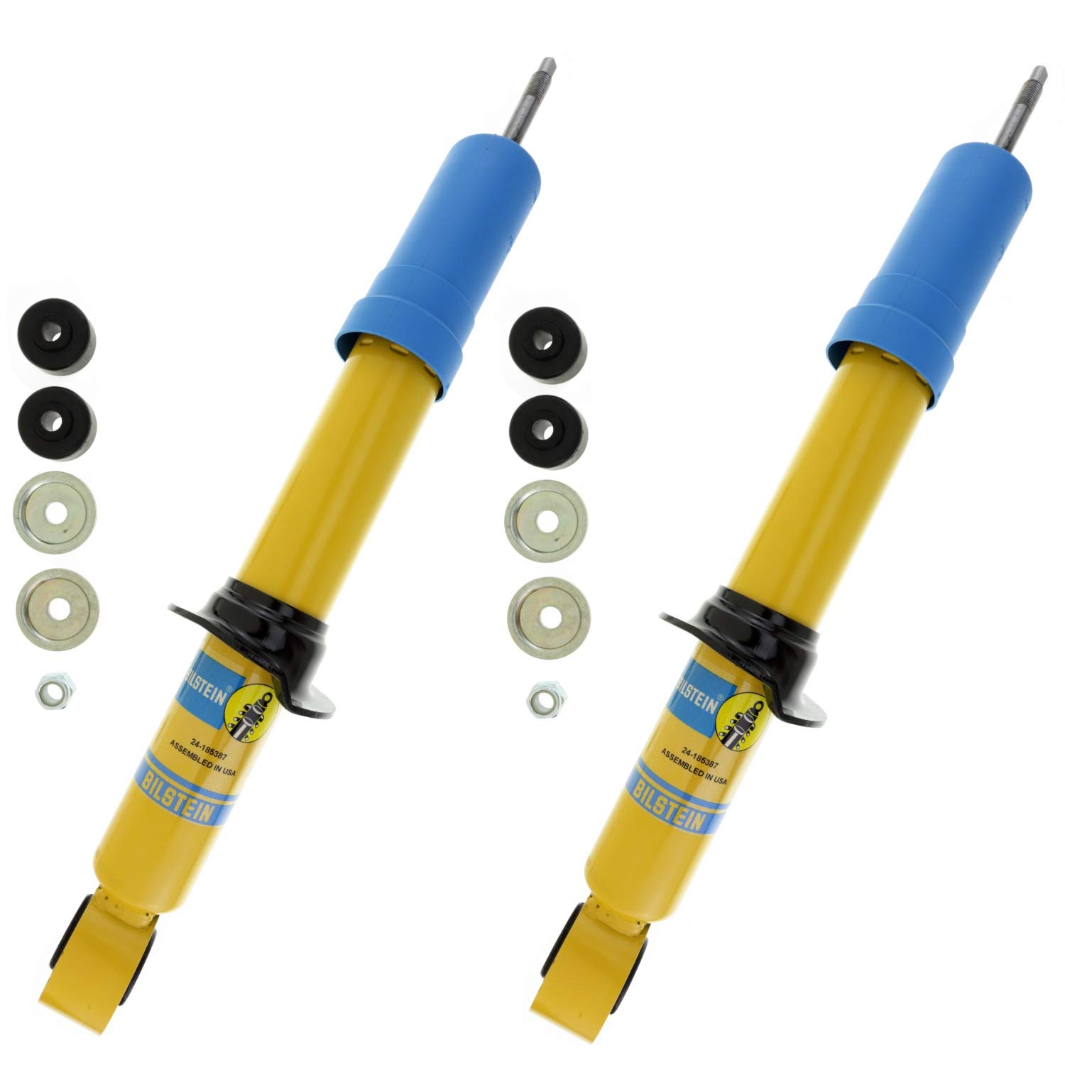 Bilstein B6 4600 Front Shock Absorber Pair Set for Toyota Tundra & Sequoia - Heavy-Duty Performance for Off-Road & Towing