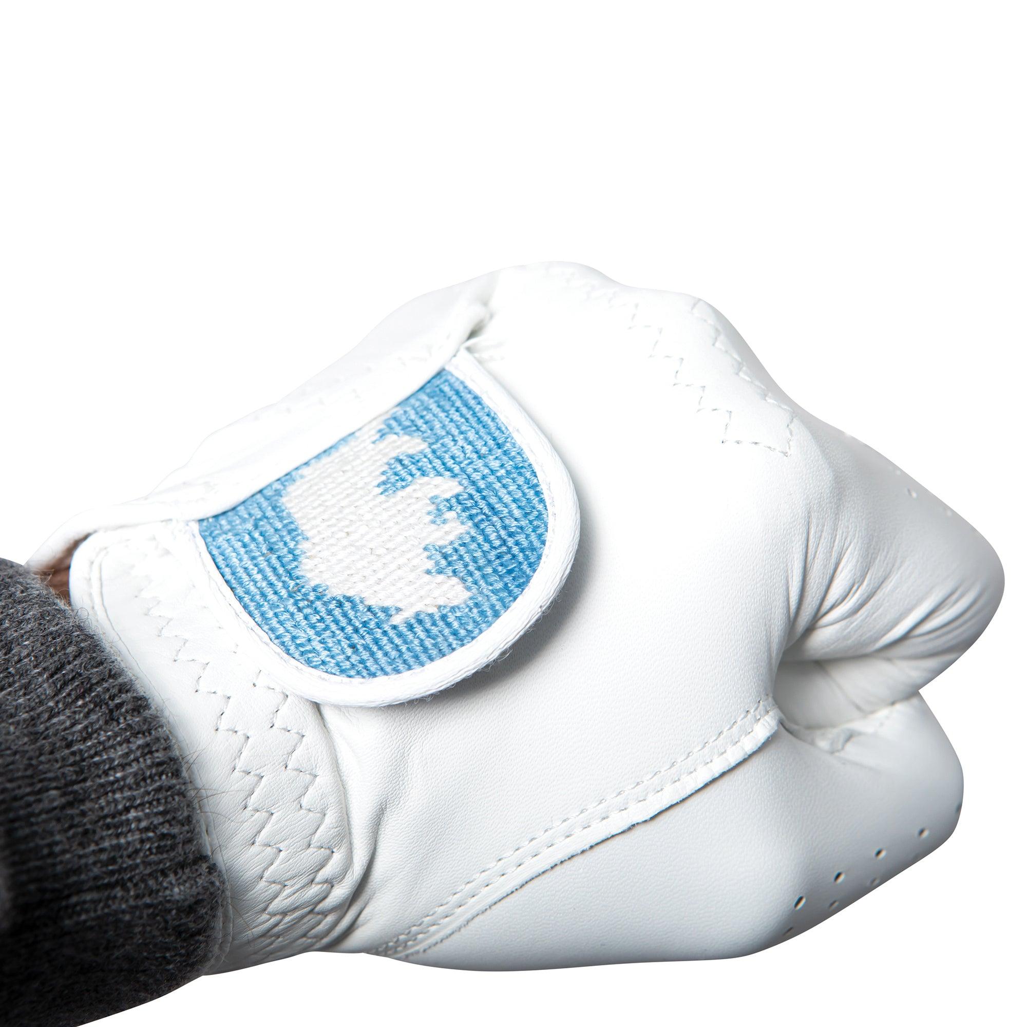 Premium Bear Logo Needlepoint Golf Gloves for Men & Women - Breathable & Comfortable for All-Weather Play - Perfect for Driving Range, Course Play & Professional Tournaments