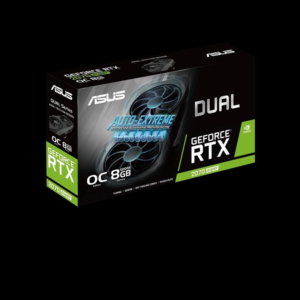 ASUS DUAL GeForce RTX 2070 Super 8GB GDDR6 EVO Gaming Graphics Card - 3 Year Warranty | High Performance for 4K Gaming, VR, Video Editing & Streaming