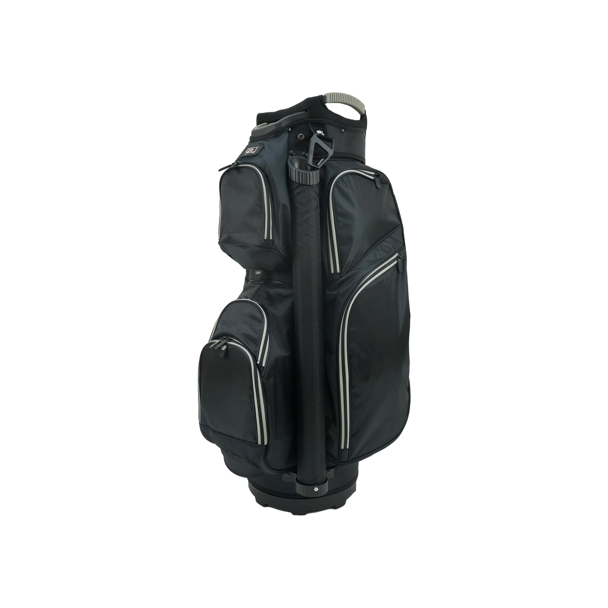 RJ Sports Mission 15-Way Divider Golf Cart Bag for Men - Lightweight Durable Golf Stand Bag with Cooler Pocket & Rain Hood - Perfect for Golf Course & Driving Range Practice