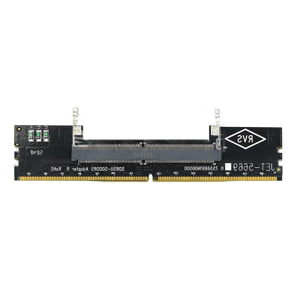 Maouira JET-5669 DDR5 RAM Adapter Card - Laptop DDR5 Memory Tester, U-DIMM to SO-DIMM Converter with Fuses for DDR5 RAM Upgrade & Compatibility Testing | Perfect for PC Repair Shops & DIY Computer Builders