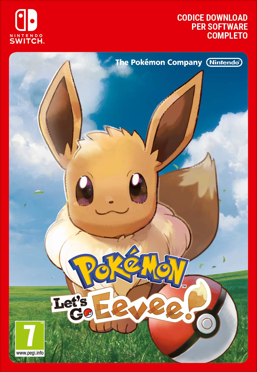 Pokémon: Let's Go, Eevee! Nintendo Switch Game - Digital Download Code | Adventure RPG for Kids & Adults | Perfect for Family Gaming & Travel Entertainment