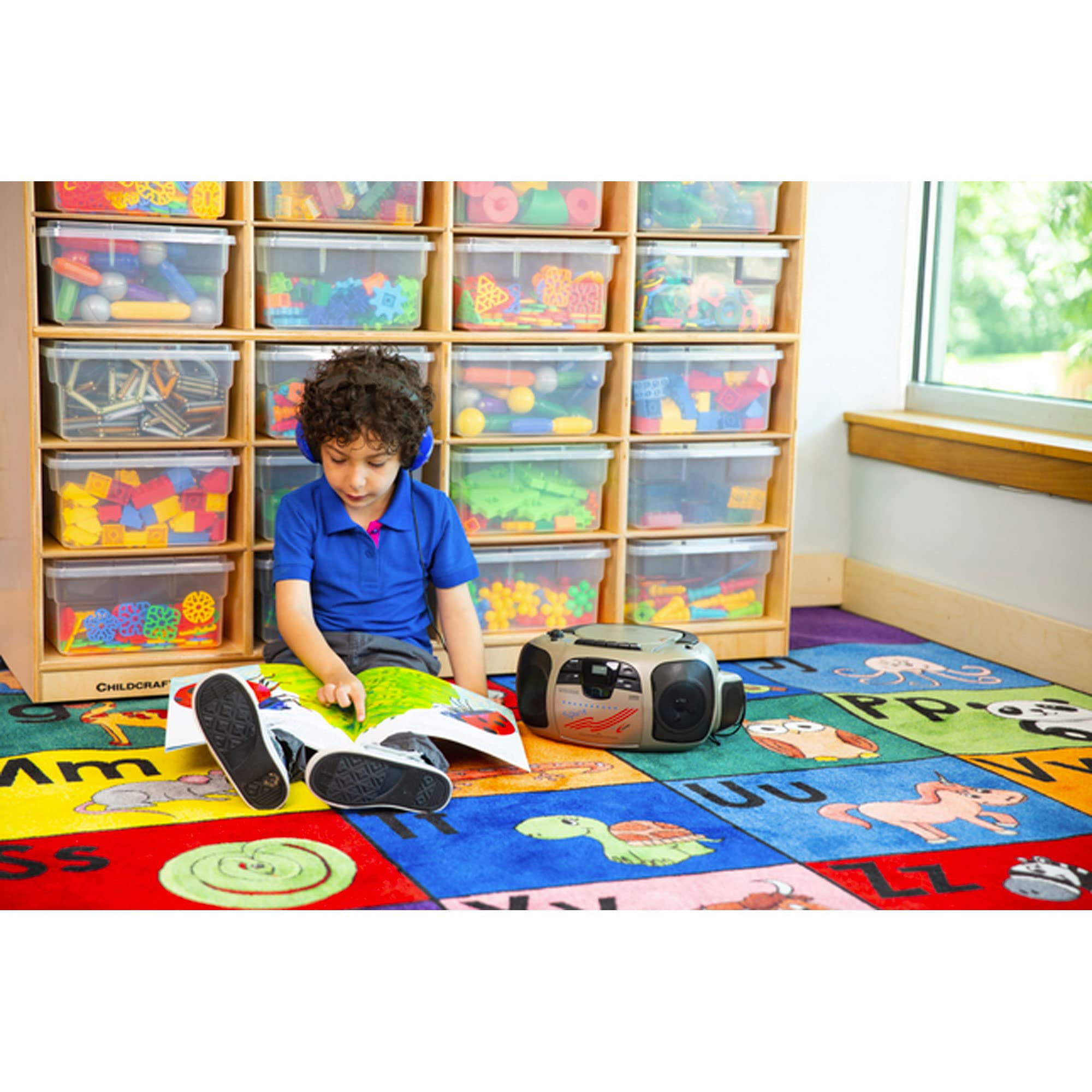 CALIFONE INTERNATIONAL Stereo Headphones for Kids - 3 Pack, Durable School Headphones with Volume Control, Perfect for Classroom, Library & Online Learning