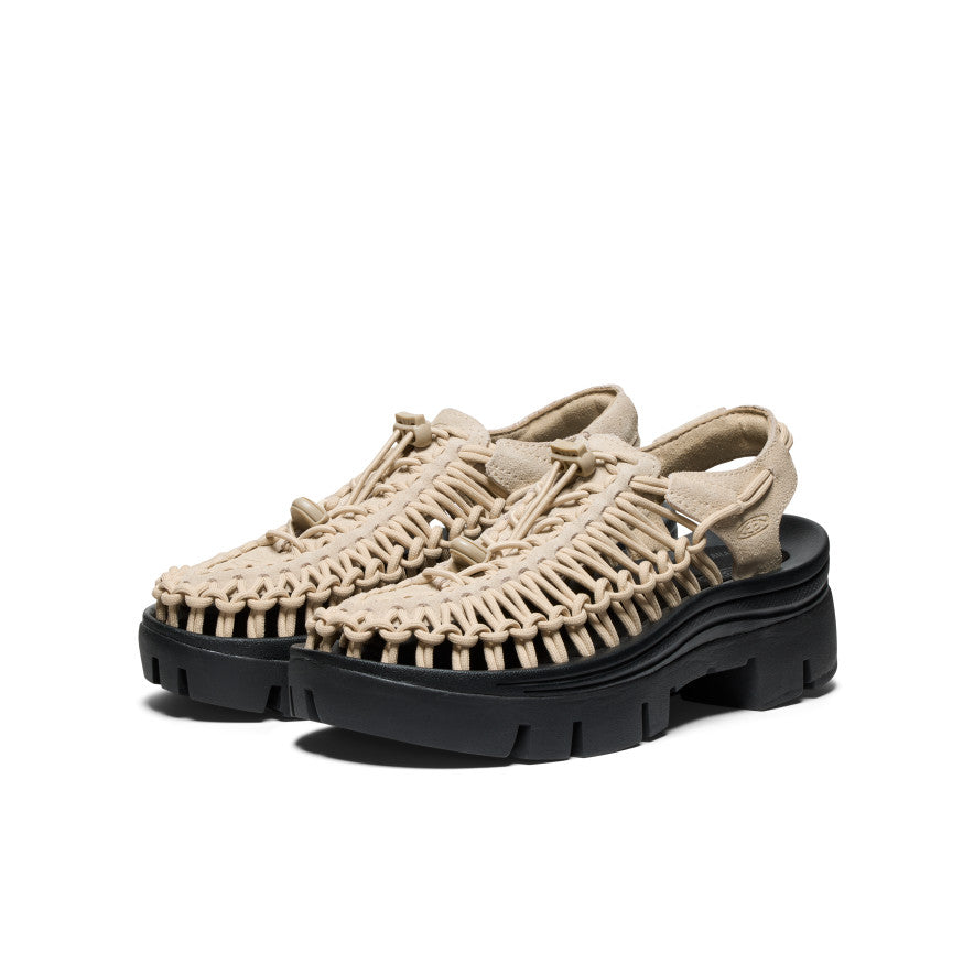 Unisex UNEEK PLT Sneakers - Safari & Black Colorway | Comfortable Casual Shoes for Men & Women | Perfect for Walking, Travel & Everyday Wear