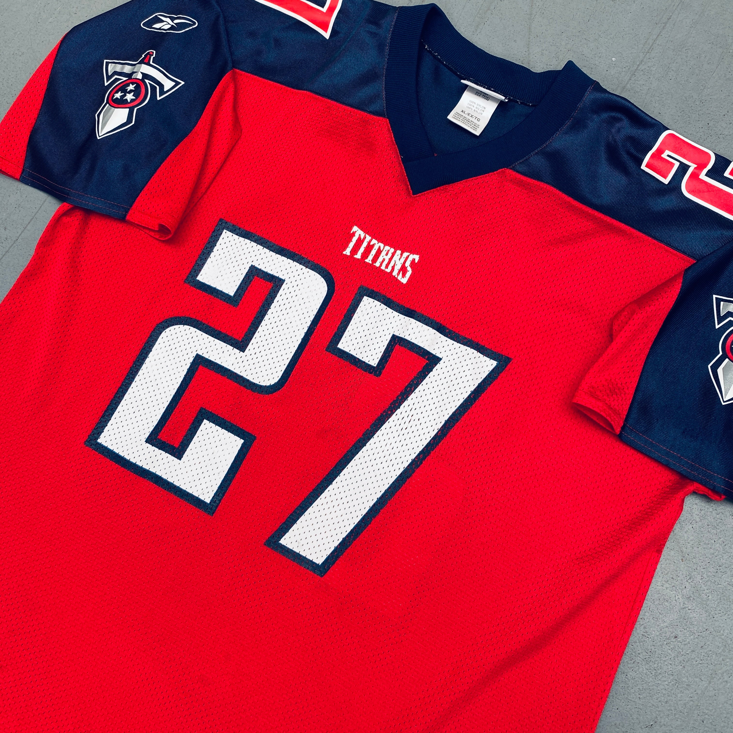 Tennessee Titans Eddie George Fan Alternate Jersey 2001/2002 Season - XL Size for Game Day & NFL Memorabilia Collecting