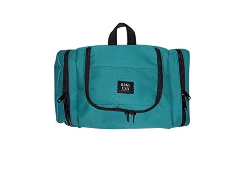 Premium Large Hanging Toiletry Bag for Travel & Shaving - Waterproof Cosmetic Organizer with Multiple Pockets - Made in USA - Perfect for Camping, Gym & Business Trips
