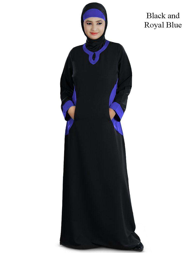 Elegant Daria Abaya for Women - Modest Muslim Prayer Dress - Perfect for Prayer, Mosque, and Special Occasions
