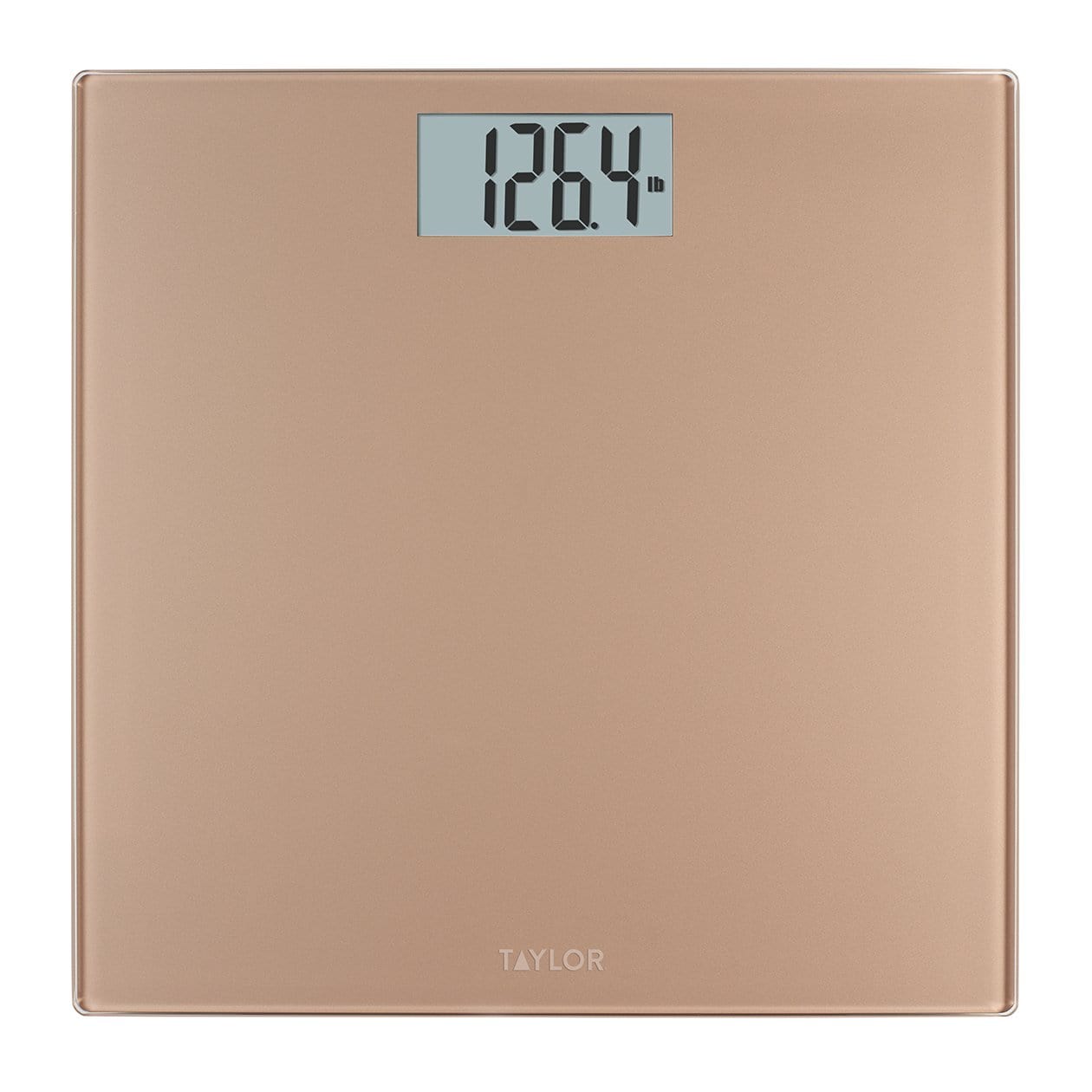 Digital Champagne Bathroom Scale - Smart Bluetooth Body Weight Scale with High Precision, Large LCD Display for Home Gym, Bathroom, Fitness Tracking - Perfect for Weight Loss, Health Monitoring & Fitness Goals