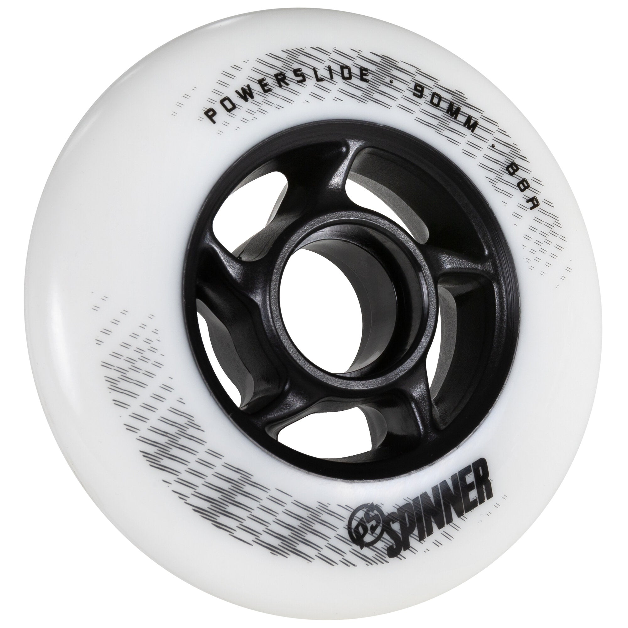 90/88A White Spinner Wheels - High-Performance Skateboard & Longboard Wheels for Smooth Rides - Perfect for Street Skating, Cruising & Tricks
