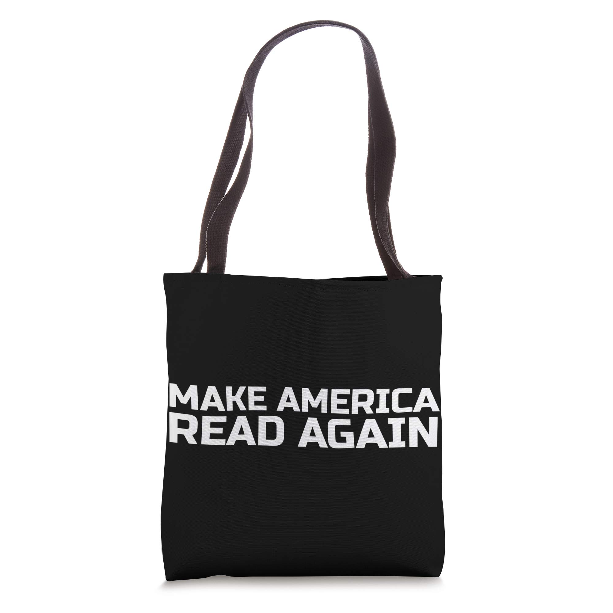 Make America Read Again Tote Bag - Classic Cotton Reusable Shopping Bag for Books, Groceries & Everyday Use | Eco-Friendly & Durable