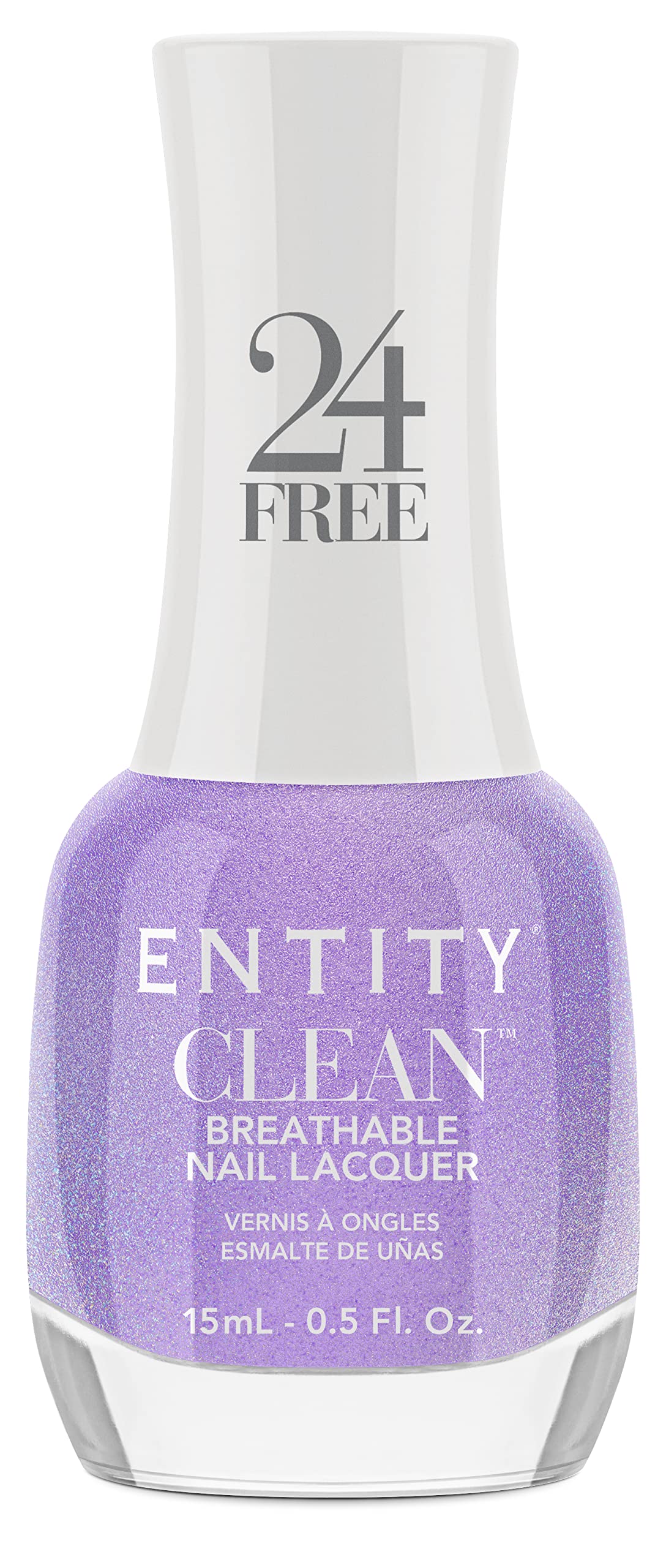 Vegan & Cruelty-Free Nail Polish with Biotin - Halal Certified Purple Glitter Nail Lacquer (0.5 oz) for Long-Lasting Shine | Perfect for Parties, Weddings & Special Occasions