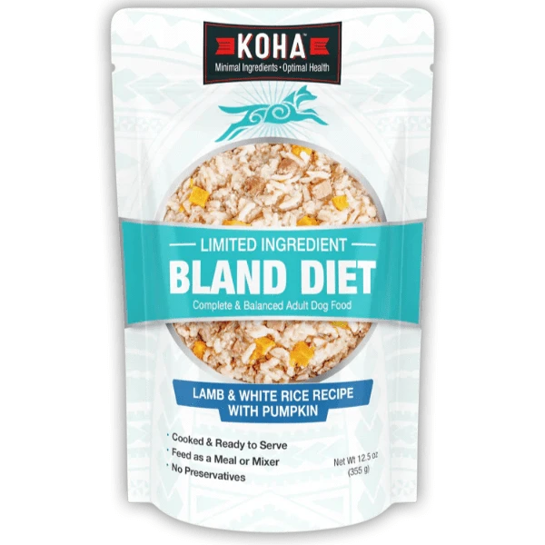 KOHA Limited Ingredient Lamb & White Rice Dog Food - Grain-Free, Hypoallergenic Dry Kibble for Sensitive Stomachs - Perfect for Dogs with Food Allergies or Digestive Issues