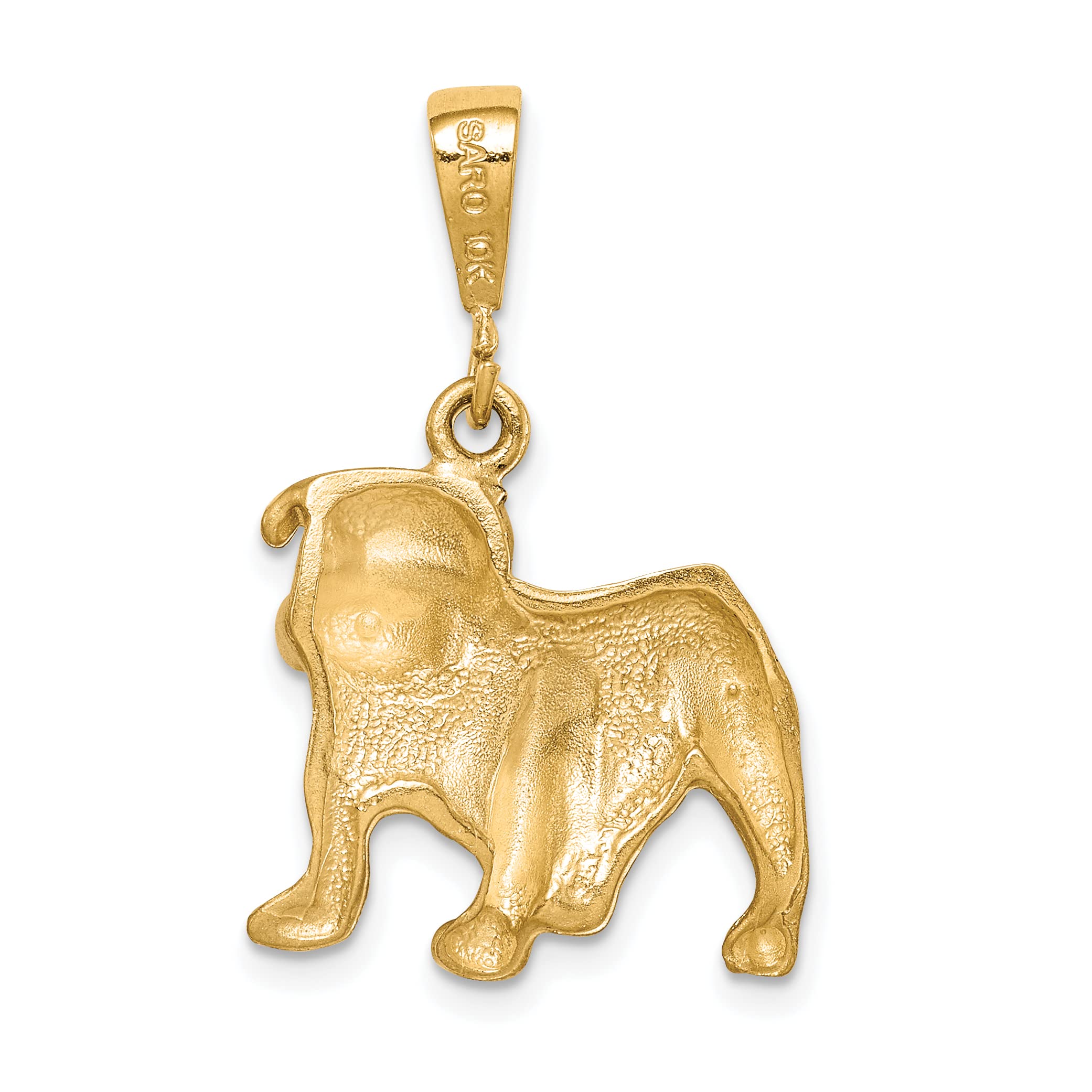 10K Solid Yellow Gold Dog Pendant Necklace for Pets - Elegant & Durable Jewelry for Dogs, Perfect for Gifting, Special Occasions & Daily Wear