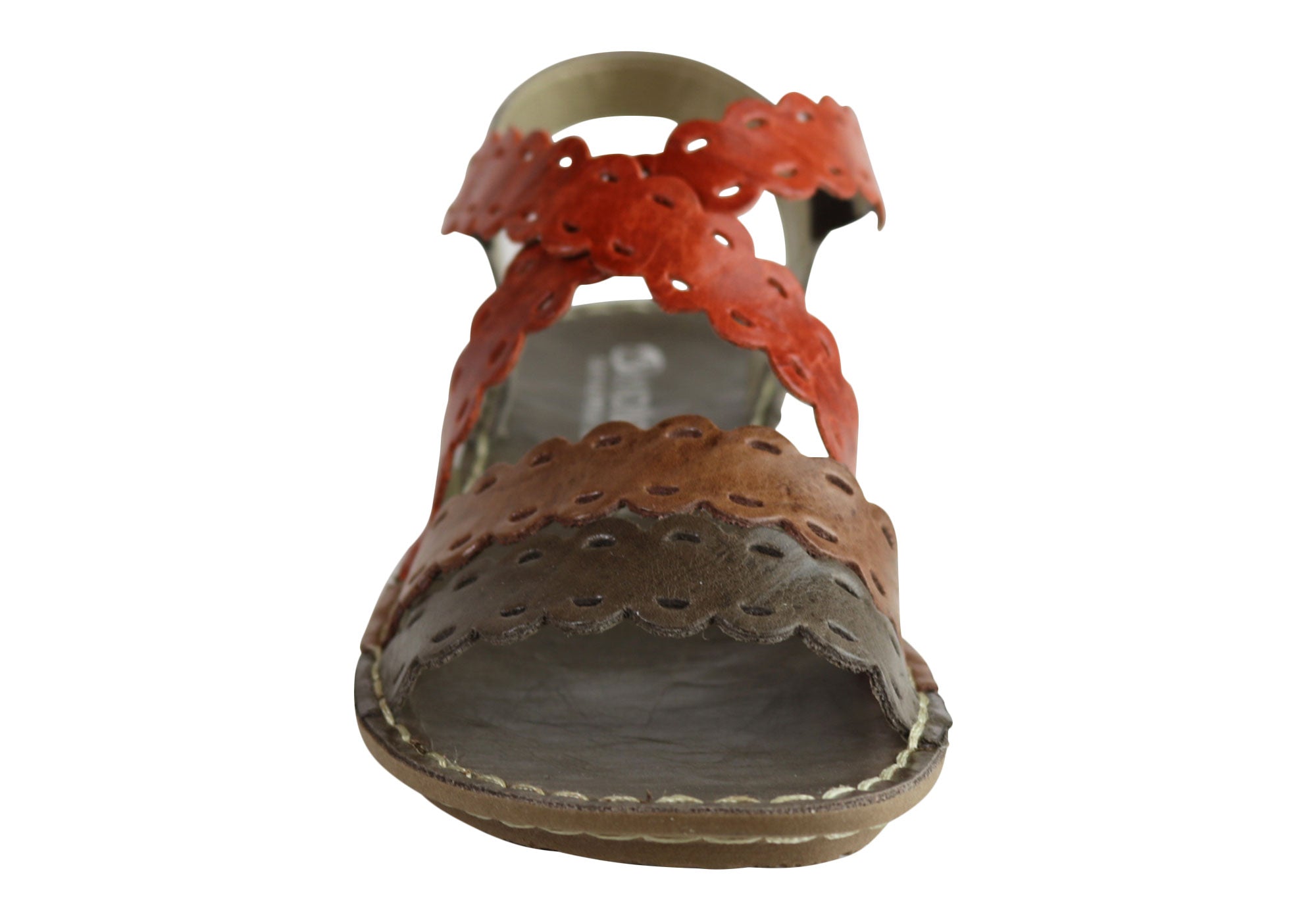 Andacco Cairns Women's Comfortable Flat Leather Sandals - Handmade in Brazil - Perfect for Beach, Vacation & Summer Walking