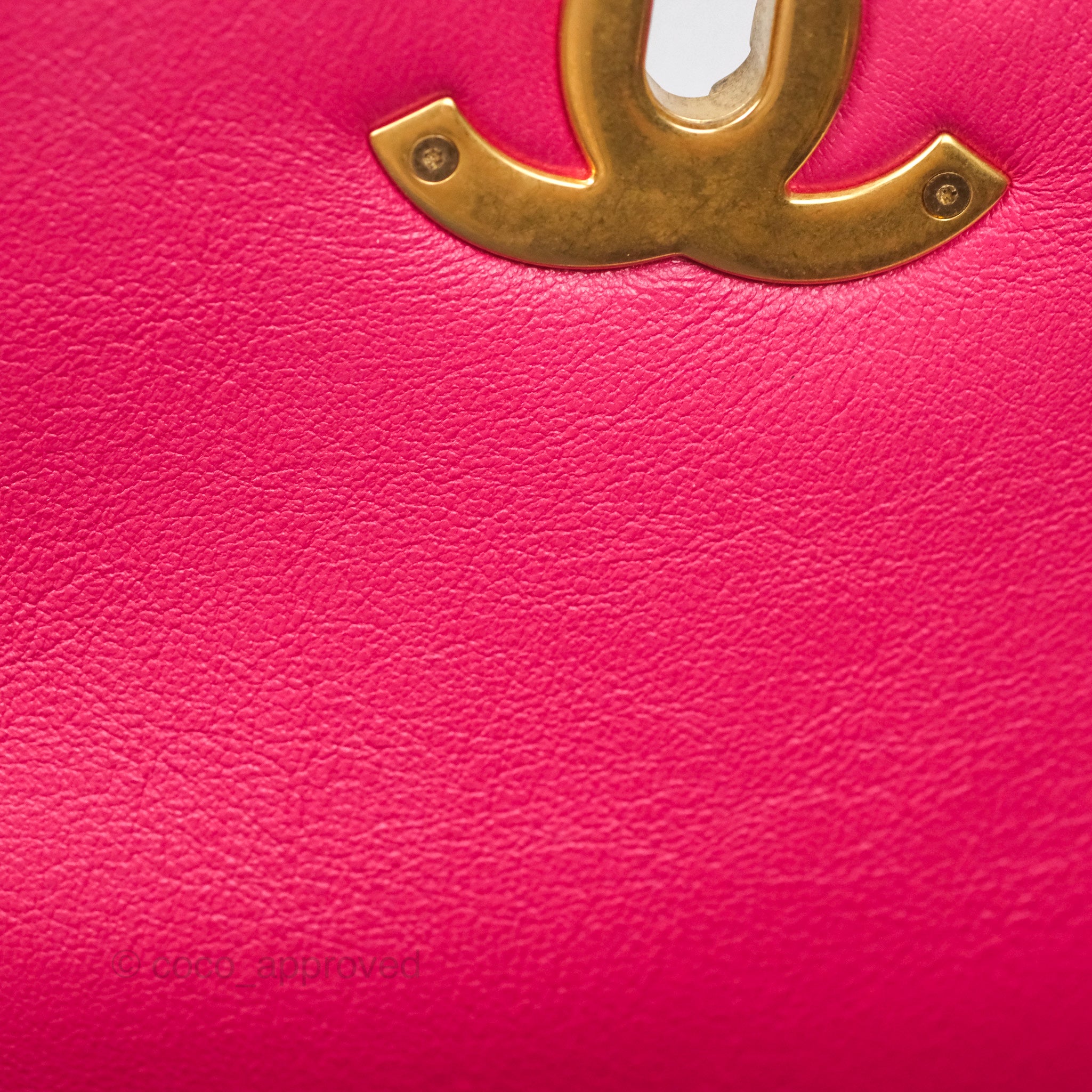 Chanel 19 Large (Medium) Dark Pink Goatskin Leather Handbag with Mixed Hardware - Luxury Shoulder Bag for Women, Perfect for Work, Date Night & Special Occasions