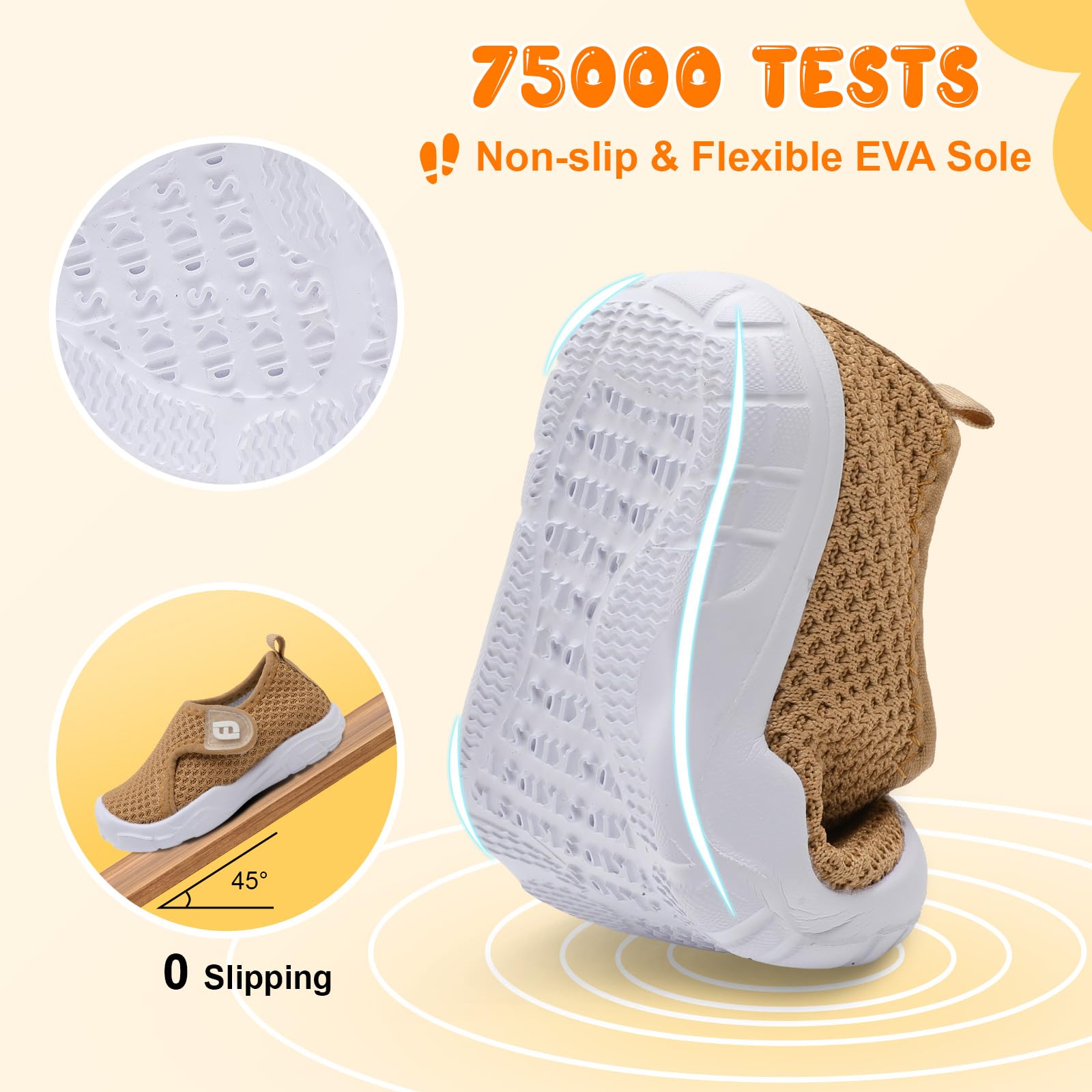 JOINFREE Kids Barefoot Shoes - Breathable Lightweight Sneakers for Toddlers - Perfect for School & Play
