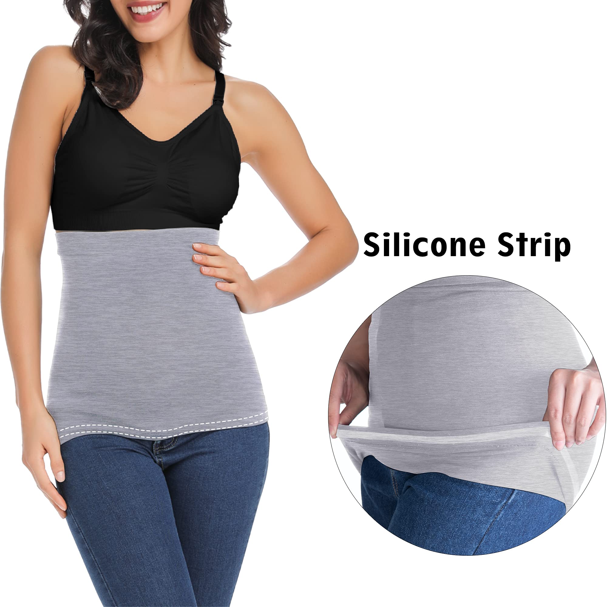 Rheane Maternity Belly Band for Pregnant Women - Adjustable Pregnancy Support Belt & Maternity Jeans Extender - Comfortable Belly Band for All Trimesters - Perfect for Work, Exercise & Everyday Wear