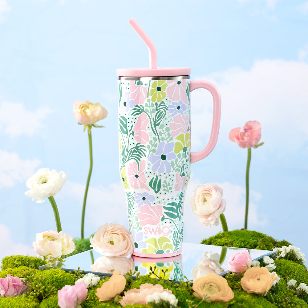 40oz Large Insulated Tumbler with Lid and Straw - Perfect for Garden Parties, Outdoor Events, and Everyday Use