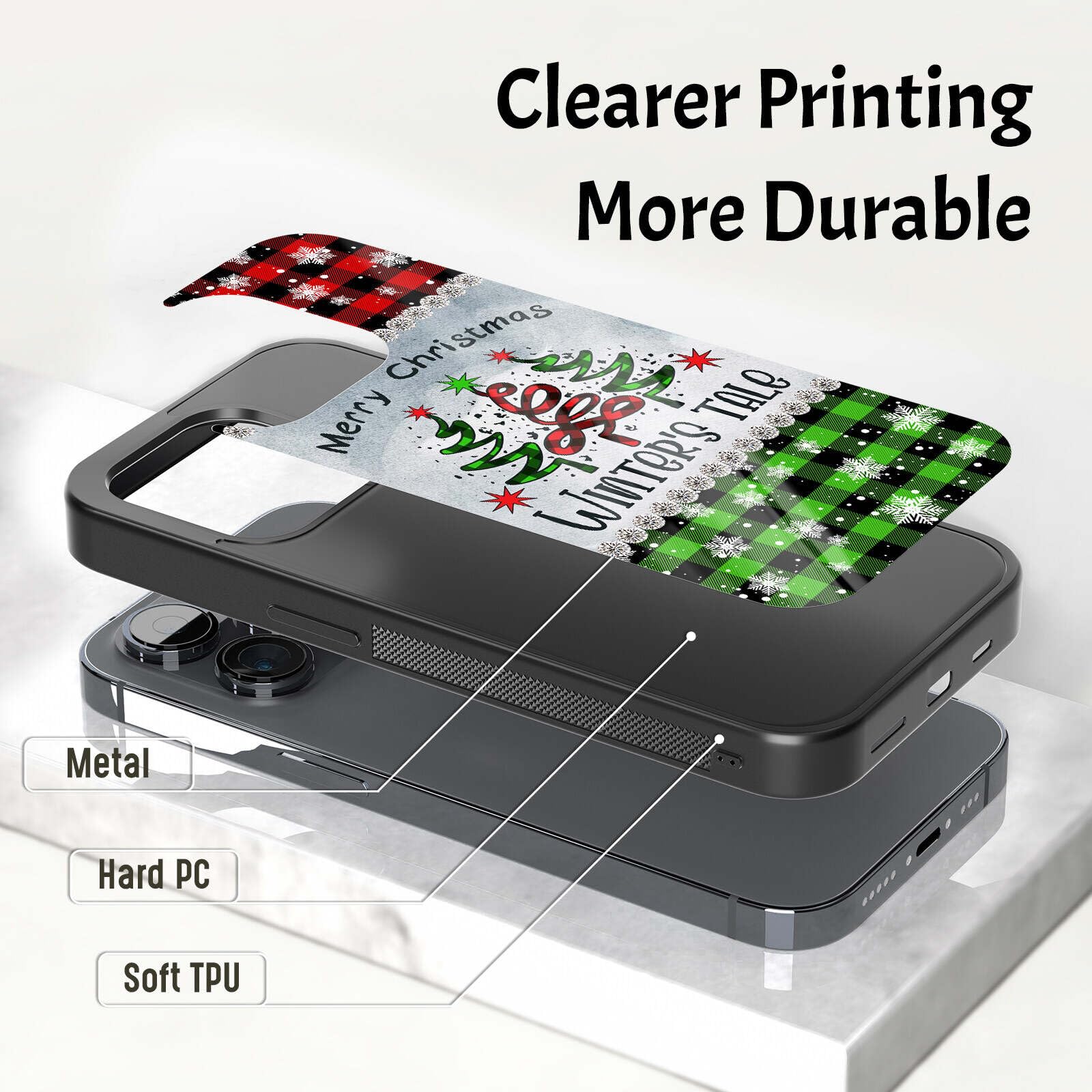 Christmas Gift for Grandpa - Soft TPU Phone Case Compatible with iPhone 11/12/13/14/15/16 Pro/Max/Plus/Mini/X/Xs/Xr, Samsung Galaxy S10/S20/S21/S22/S23/S24/S25/Note/Z Flip3/4, Pixel 6/7 Pro - Perfect Holiday Present & Daily Protection