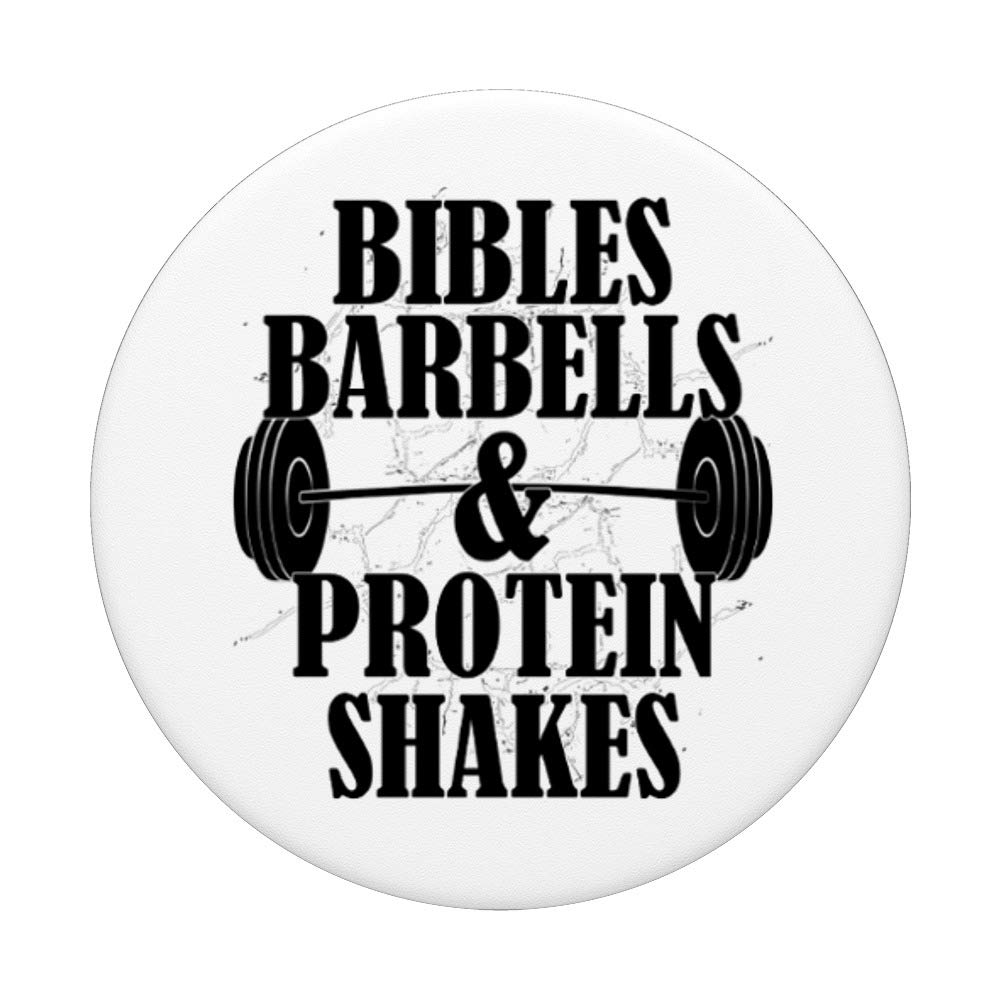 Christian Religious Gym Bibles - Inspirational Workout Scriptures & Protein Shakes for Faith-Based Fitness Motivation | Perfect for Home Gyms, Church Workout Groups & Christian Athletes