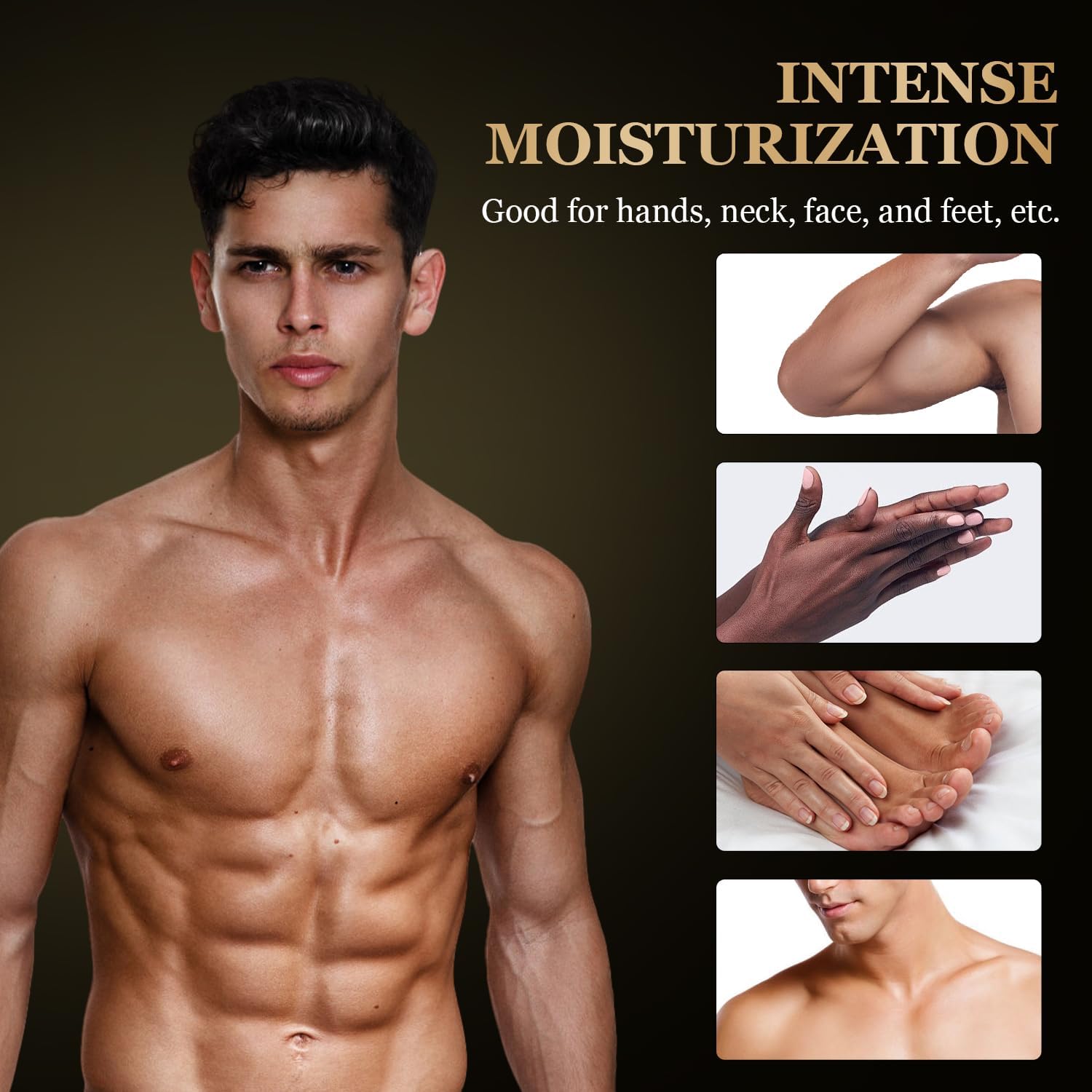 Kings Skin Body Butter for Men - Organic Cologne Scented Moisturizer with Warm Fragrance | Hydrating & Nourishing Dry Skin | Perfect for Daily Use, Post-Shave & Grooming Routine
