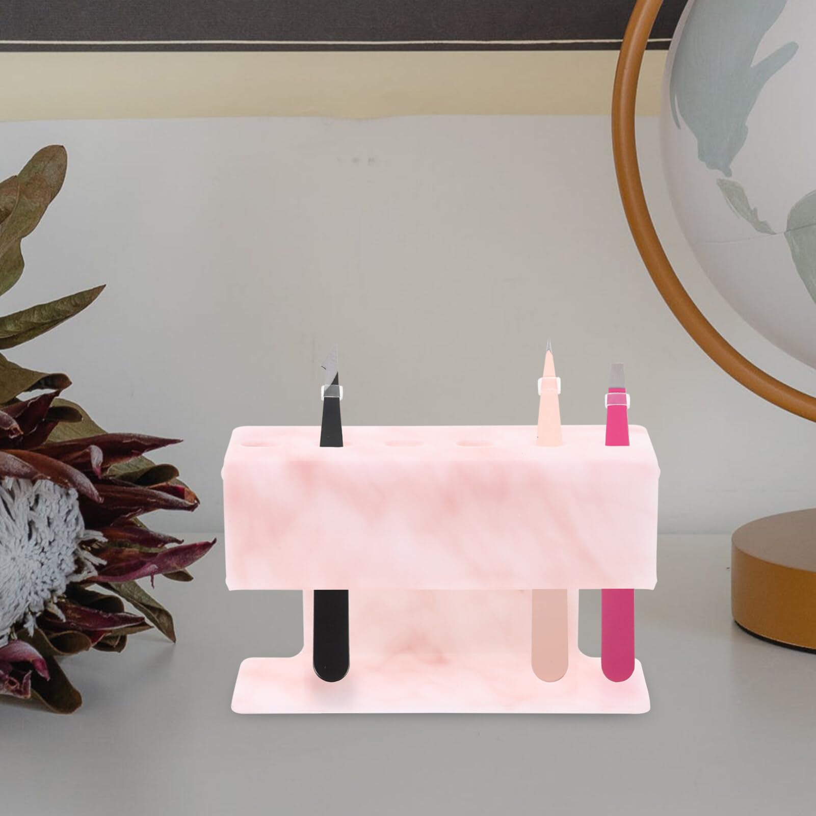NOLITOY Lash Extension Tweezer Holder - Plastic Tweezer Stand for Eyelash Extension Tools | Perfect for Salon Display, Storage & Organization | Beauty Accessories for Professional & Home Use