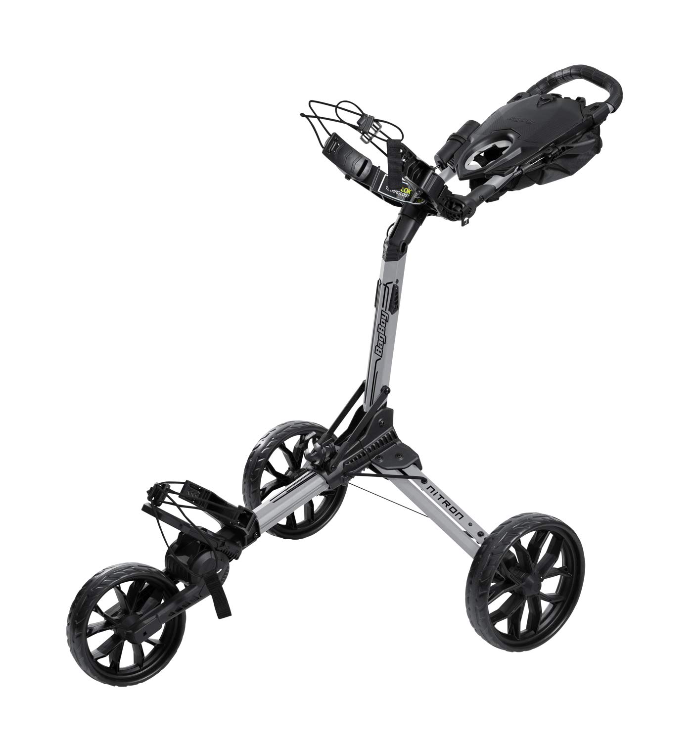 Bag Boy Nitron Push Cart - Lightweight Golf Push Cart with Easy Fold Design | Perfect for Golfers & Outdoor Enthusiasts