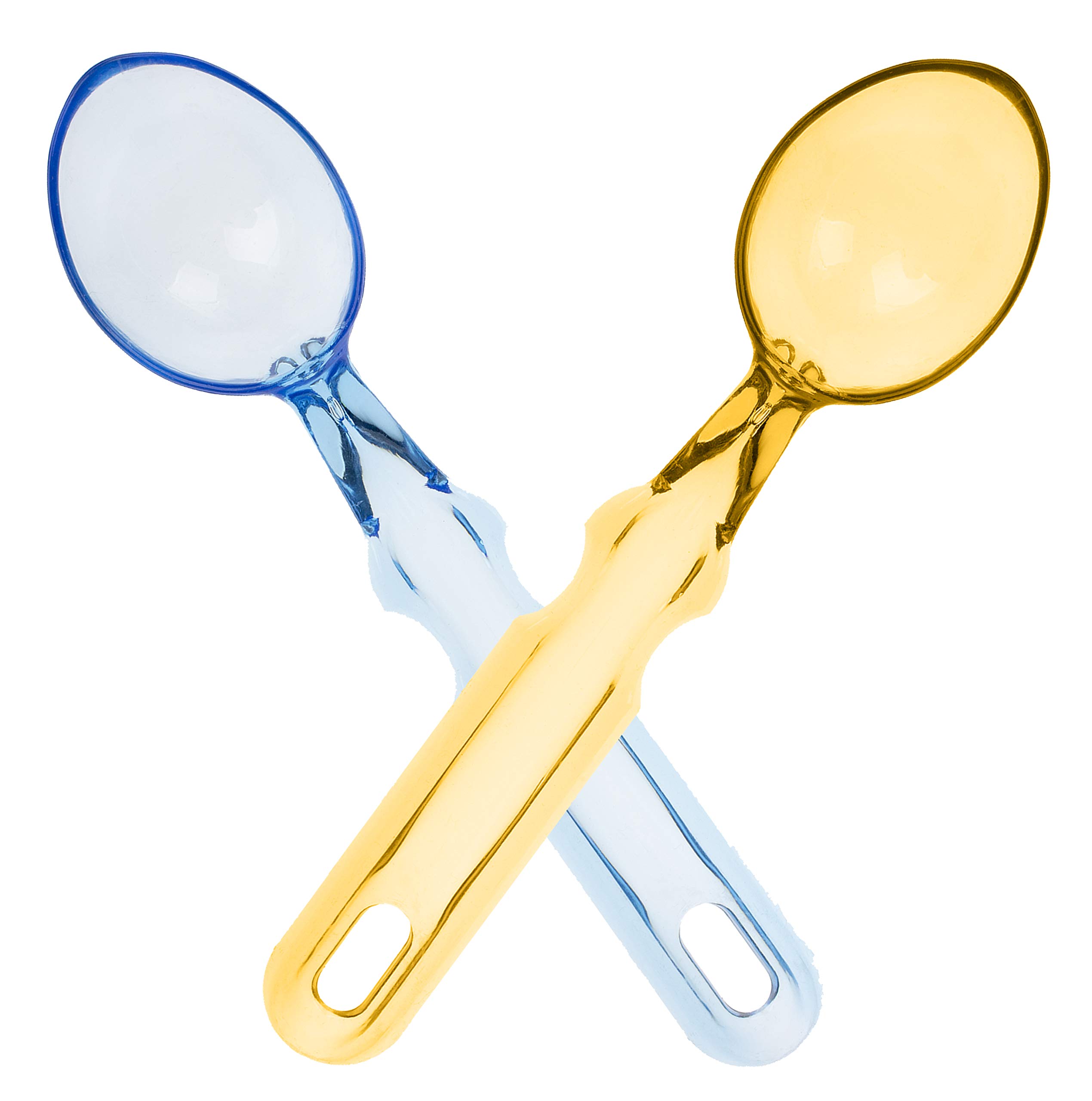 2-Pack Medium Ice Cream Scooper - Commercial Grade Paddle Spoon for Ice Cream - Dishwasher Safe with Ergonomic Grip - Perfect for Chefs, Dessert Shops & Home Use
