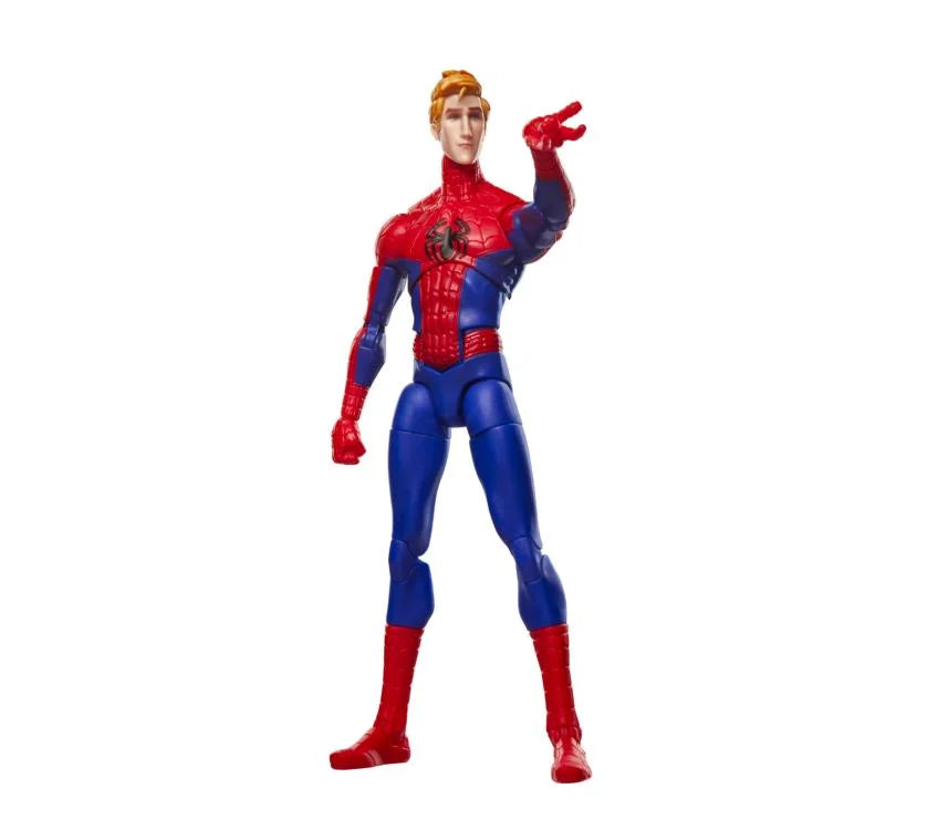 Marvel Legends Spider-Man: Across the Spider-Verse Peter Parker Action Figure - 6-Inch Collectible Toy for Fans & Collectors - Perfect for Display, Play, and Movie-Themed Decor