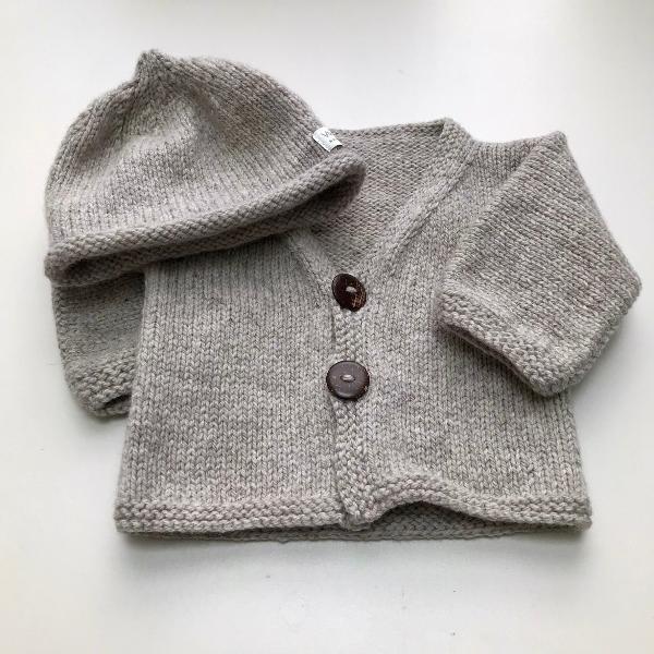 Adorable Baby Cardigan and Beanie Set - Soft Knit Newborn Winter Outfit for Boys & Girls | Perfect for Photoshoots, Holidays & Outdoor Adventures