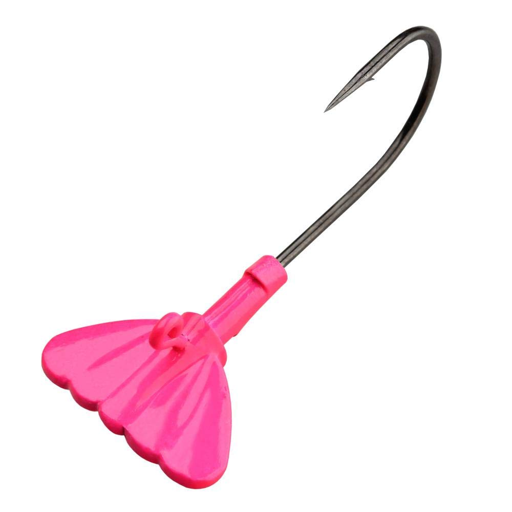 Fathom Offshore Jig Tail Shrimp Jig Head - Saltwater Fishing Lure for Bass, Snapper & Grouper | Perfect for Deep Sea & Offshore Angling
