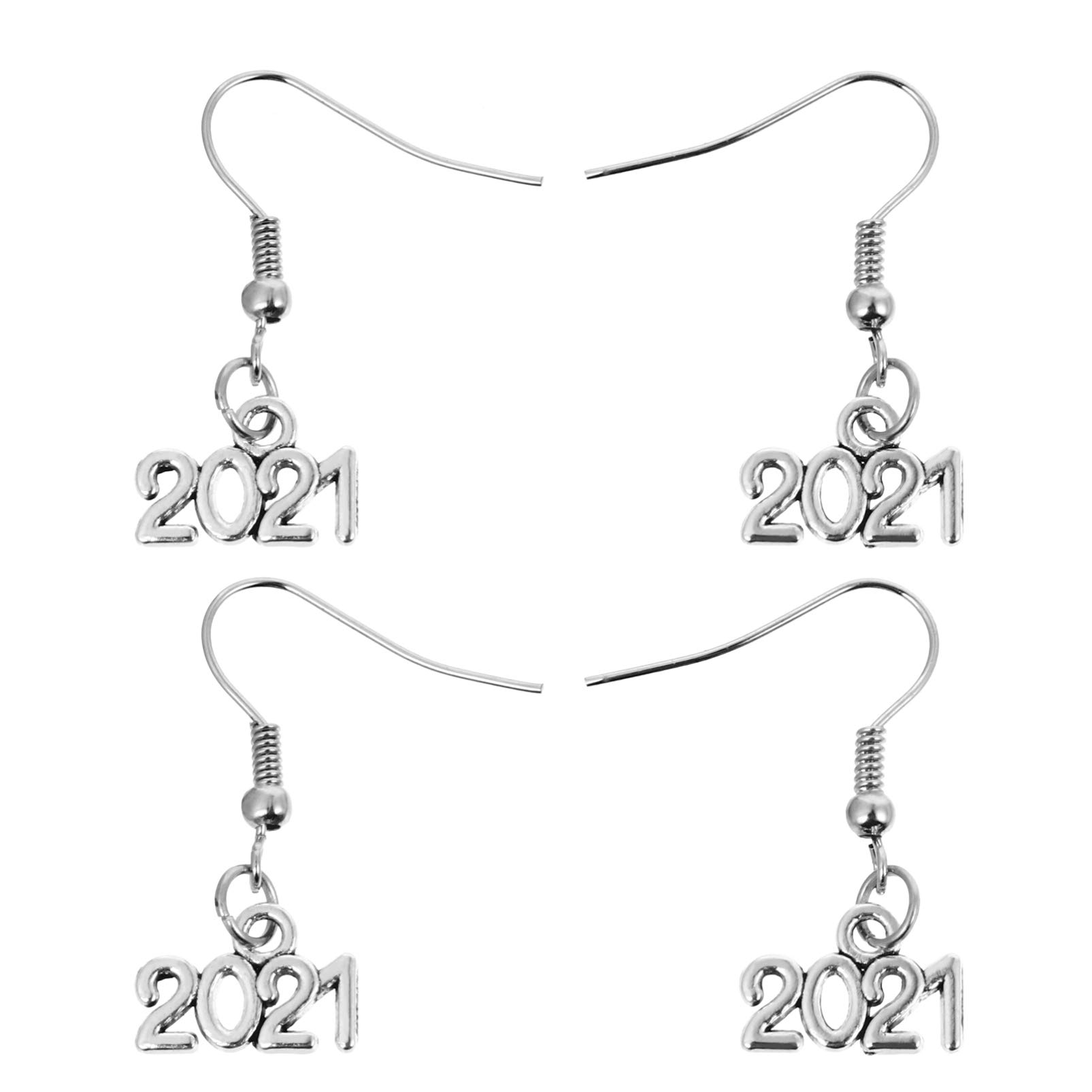 VALICLUD 2 Pairs Elegant Dangle Drop Earrings for Women - Perfect for Christmas, New Year, Graduation Party & Special Occasions - Trendy Jewelry Gift for Her in 2021