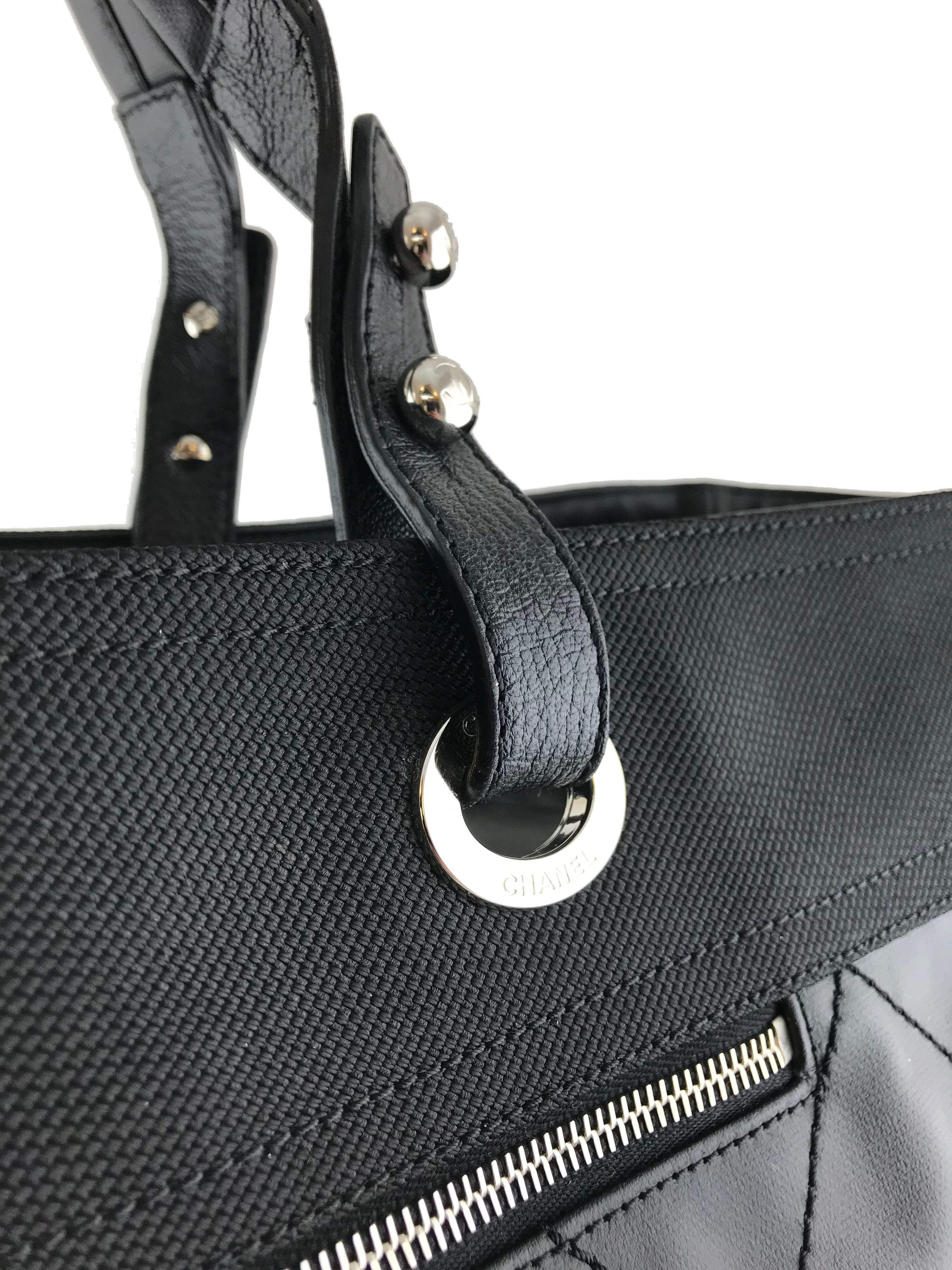 Chanel Quilted Coated Canvas Paris Biarritz Weekender Travel Bag - Luxury Designer Tote for Women, Spacious Overnight & Weekend Getaway - Perfect for Travel, Shopping & Business Trips