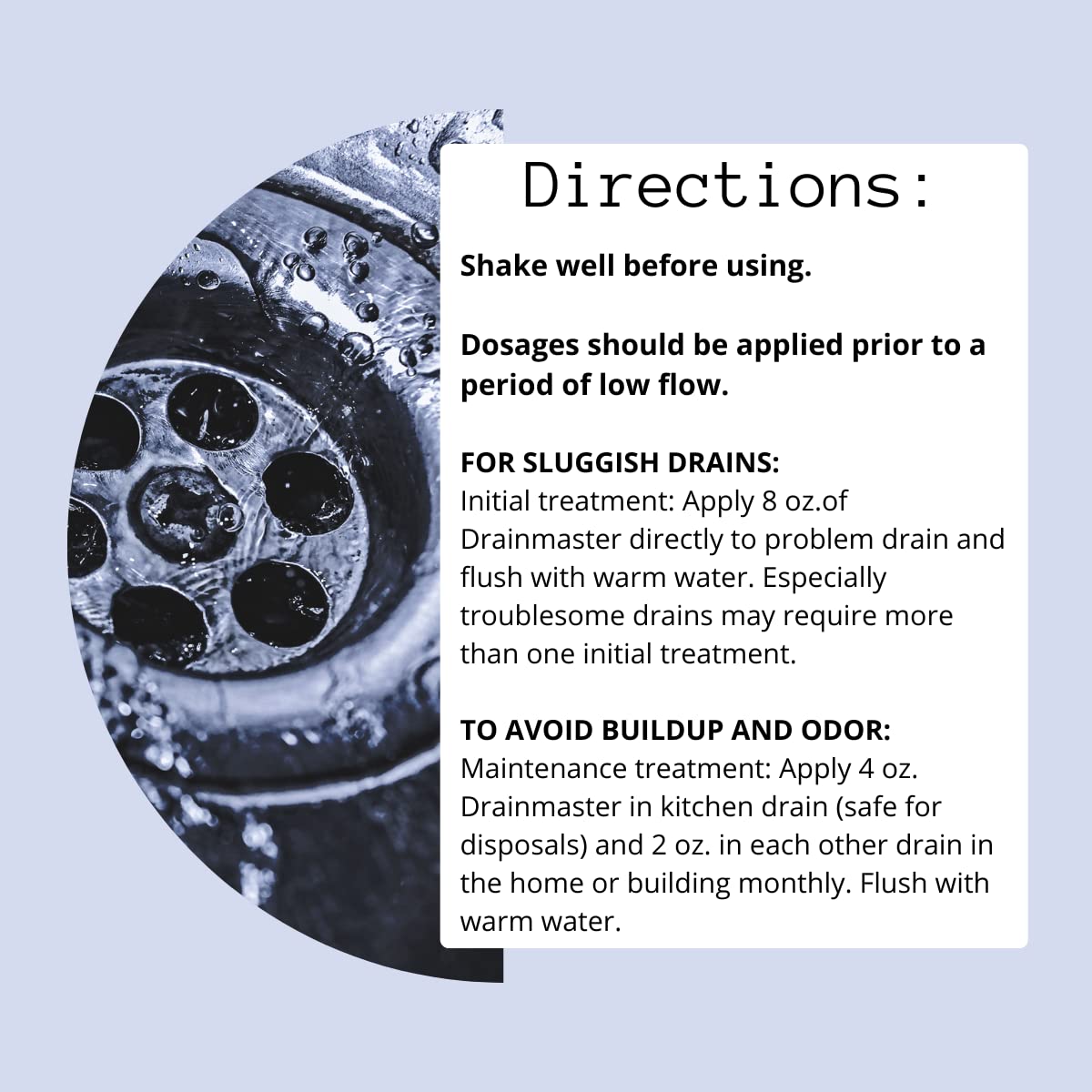 Commercial Drain & Grease Trap Cleaner - Concentrated Enzyme Drain Opener - Organic Liquid Bacteria for Plumbing Lines (1 Gallon) - Eliminates Clogs & Odors in Restaurants, Kitchens & Commercial Buildings